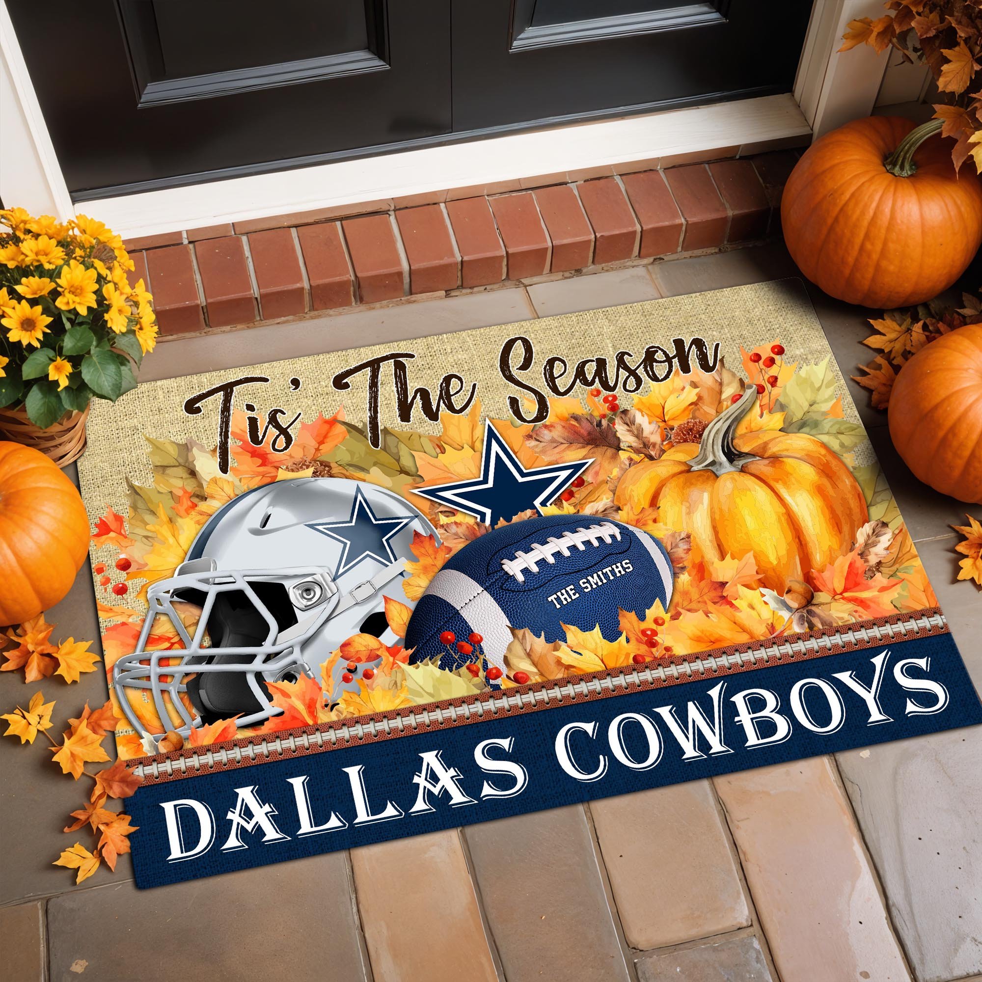 Dallas Cowboys Doormat Custom Your Family Name And Choose Your Quotes, Sport Doormat, Sport Gifts For Fan EHIVM-07022666N