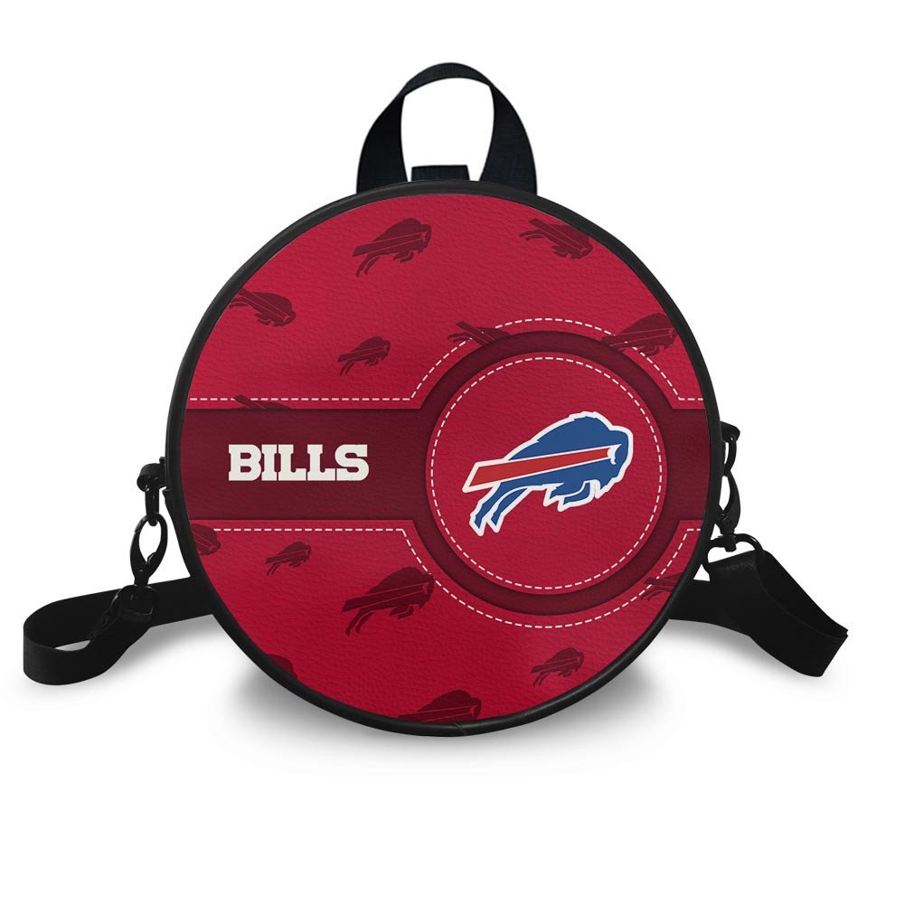 Buffalo Bills Prestigia Round Handbag Custom Name 2025 Versions, Sport Prestigia Round Handbag EHIVM-06232637N