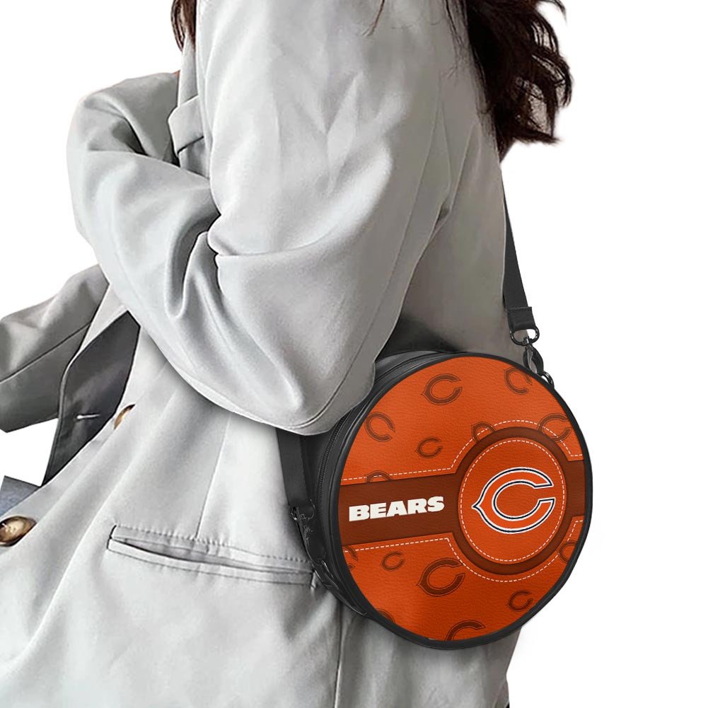 Chicago Bears Prestigia Round Handbag Custom Name 2025 Versions, Sport Prestigia Round Handbag EHIVM-06232637N - Image 3