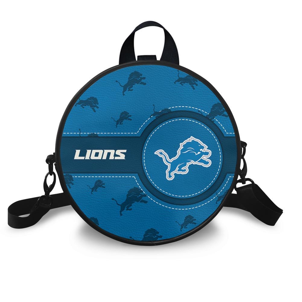 Detroit Lions Prestigia Round Handbag Custom Name 2025 Versions, Sport Prestigia Round Handbag EHIVM-06232637N