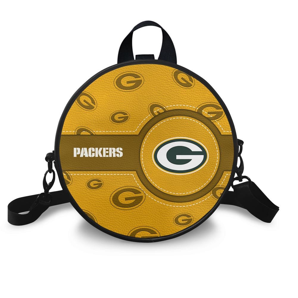 Green Bay Packers Prestigia Round Handbag Custom Name 2025 Versions, Sport Prestigia Round Handbag EHIVM-06232637N