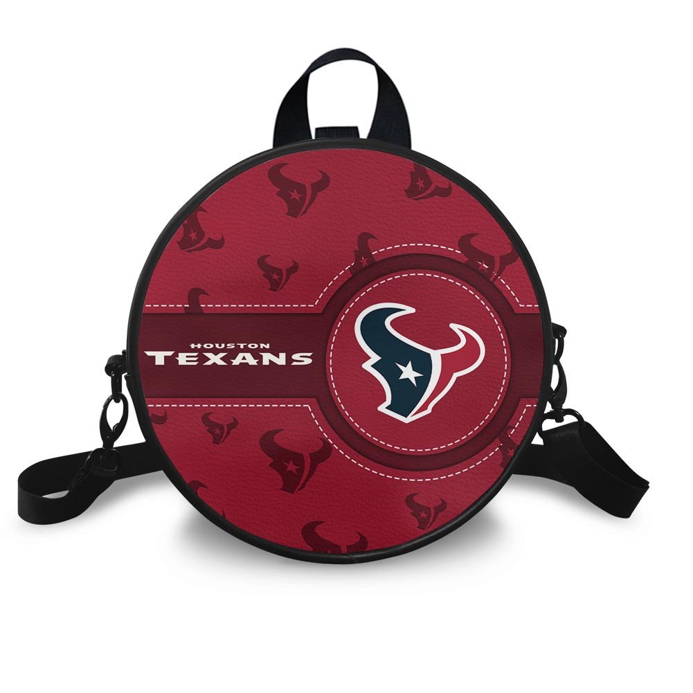 Houston Texans Prestigia Round Handbag Custom Name 2025 Versions, Sport Prestigia Round Handbag EHIVM-06232637N