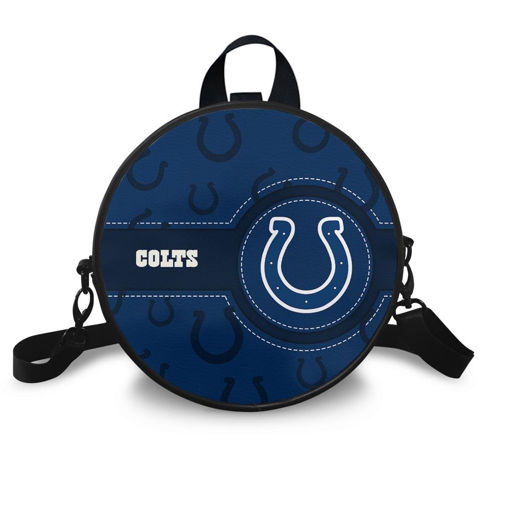 Indianapolis Colts Prestigia Round Handbag Custom Name 2025 Versions, Sport Prestigia Round Handbag EHIVM-06232637N