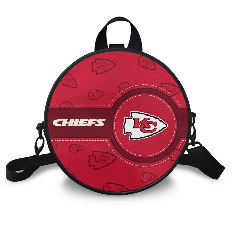Kansas City Chiefs Prestigia Round Handbag Custom Name 2025 Versions, Sport Prestigia Round Handbag EHIVM-06232637N
