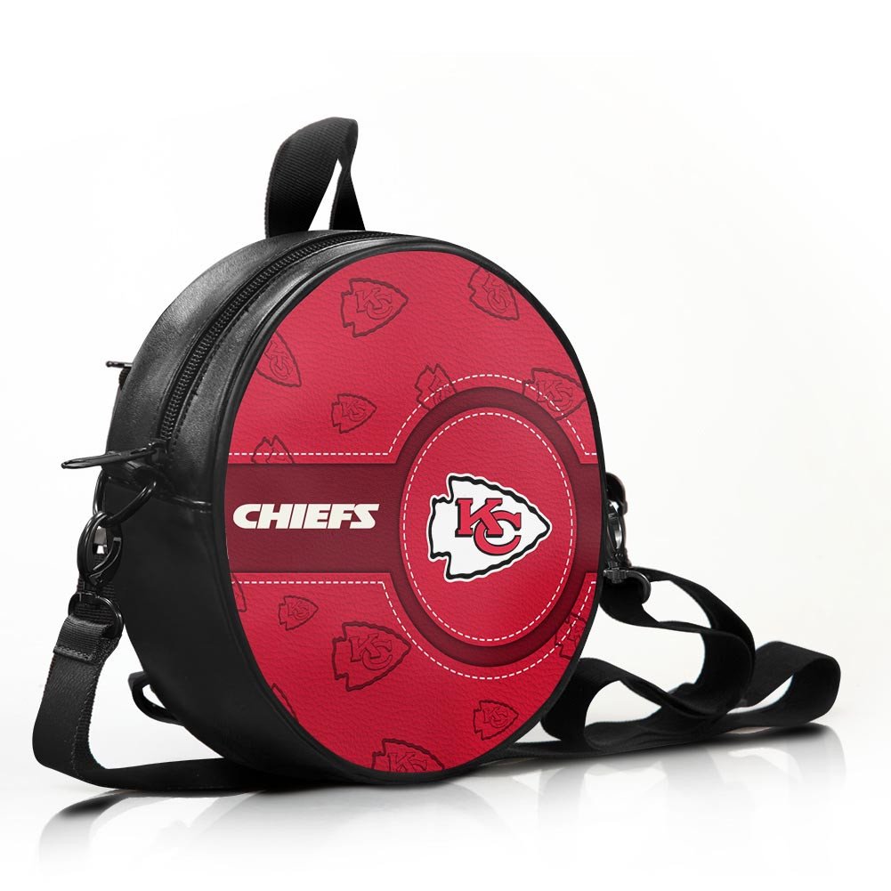 Alternative view of Kansas City Chiefs Prestigia Round Handbag Custom Name 2025 Versions, Sport Prestigia Round Handbag EHIVM-06232637N