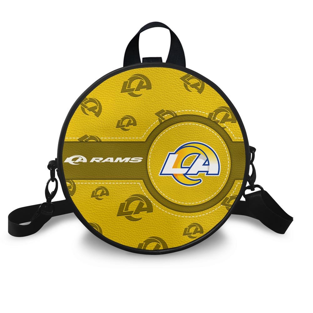 Los Angeles Rams Prestigia Round Handbag Custom Name 2025 Versions, Sport Prestigia Round Handbag EHIVM-06232637N