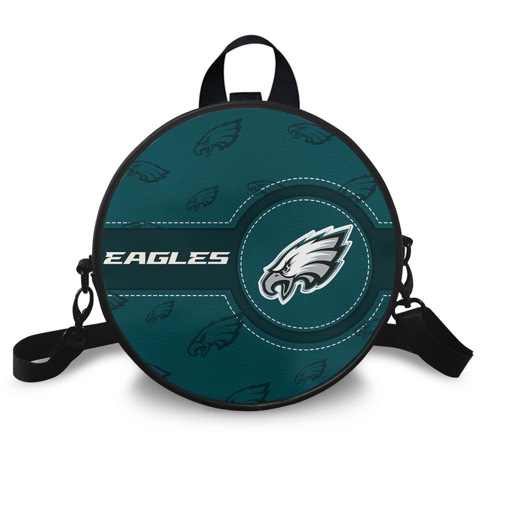 Philadelphia Eagles Prestigia Round Handbag Custom Name 2025 Versions, Sport Prestigia Round Handbag EHIVM-06232637N