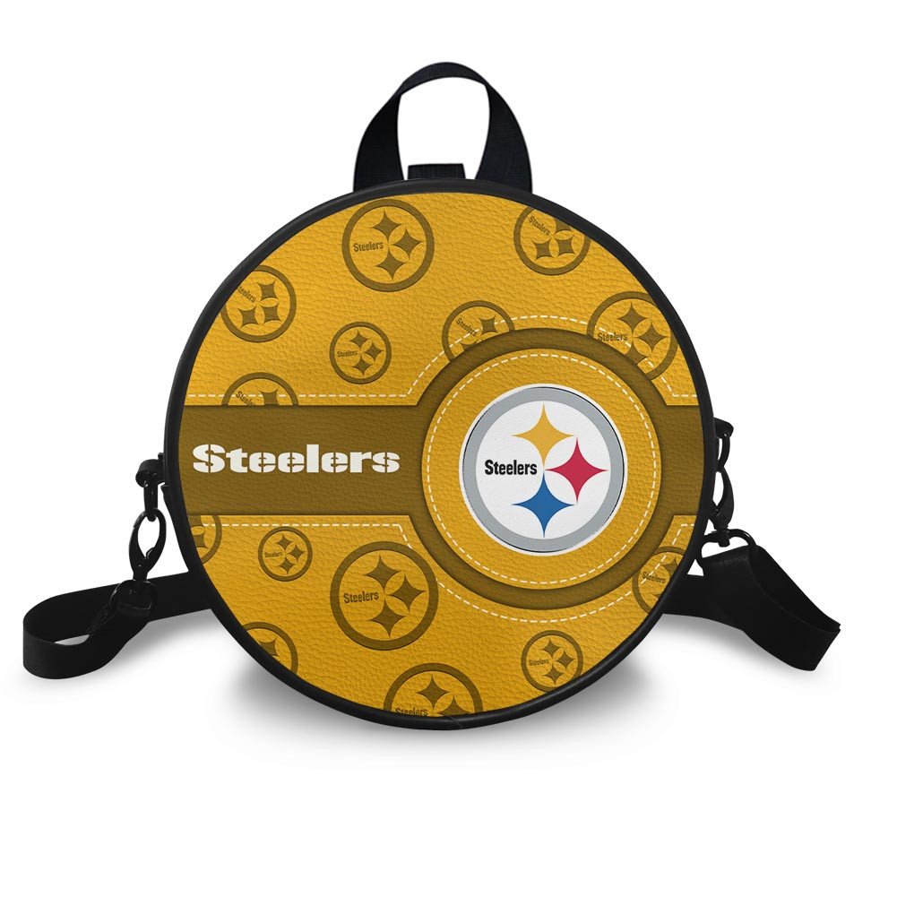 Pittsburgh Steelers Prestigia Round Handbag Custom Name 2025 Versions, Sport Prestigia Round Handbag EHIVM-06232637N