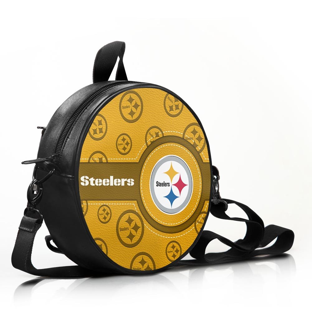 Alternative view of Pittsburgh Steelers Prestigia Round Handbag Custom Name 2025 Versions, Sport Prestigia Round Handbag EHIVM-06232637N