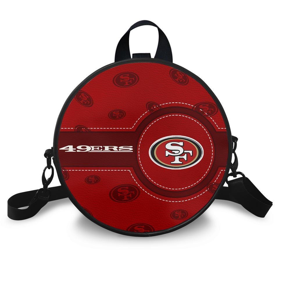 San Francisco 49ers Prestigia Round Handbag Custom Name 2025 Versions, Sport Prestigia Round Handbag EHIVM-06232637N