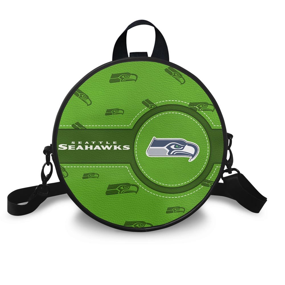Seattle Seahawks Prestigia Round Handbag Custom Name 2025 Versions, Sport Prestigia Round Handbag EHIVM-06232637N
