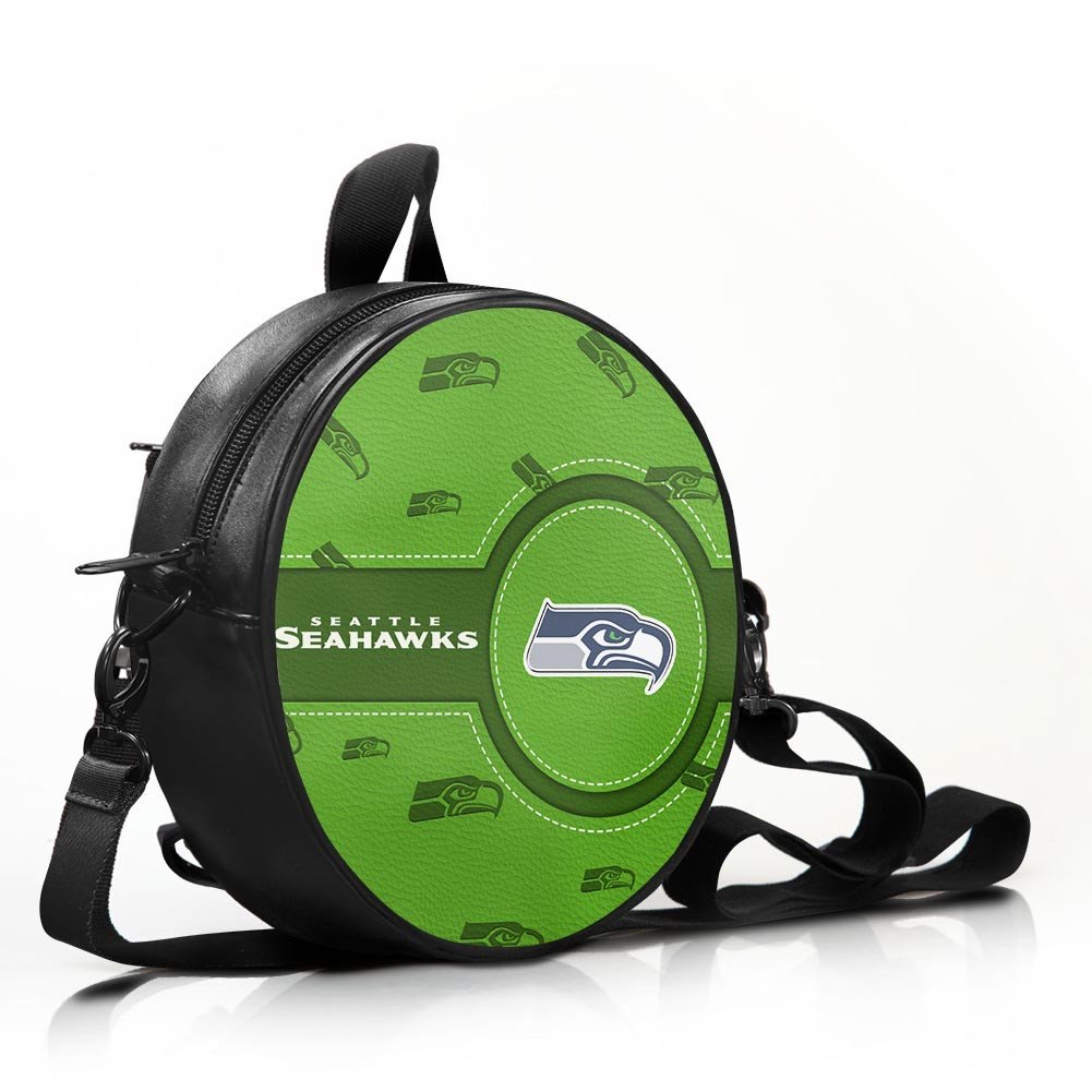 Alternative view of Seattle Seahawks Prestigia Round Handbag Custom Name 2025 Versions, Sport Prestigia Round Handbag EHIVM-06232637N