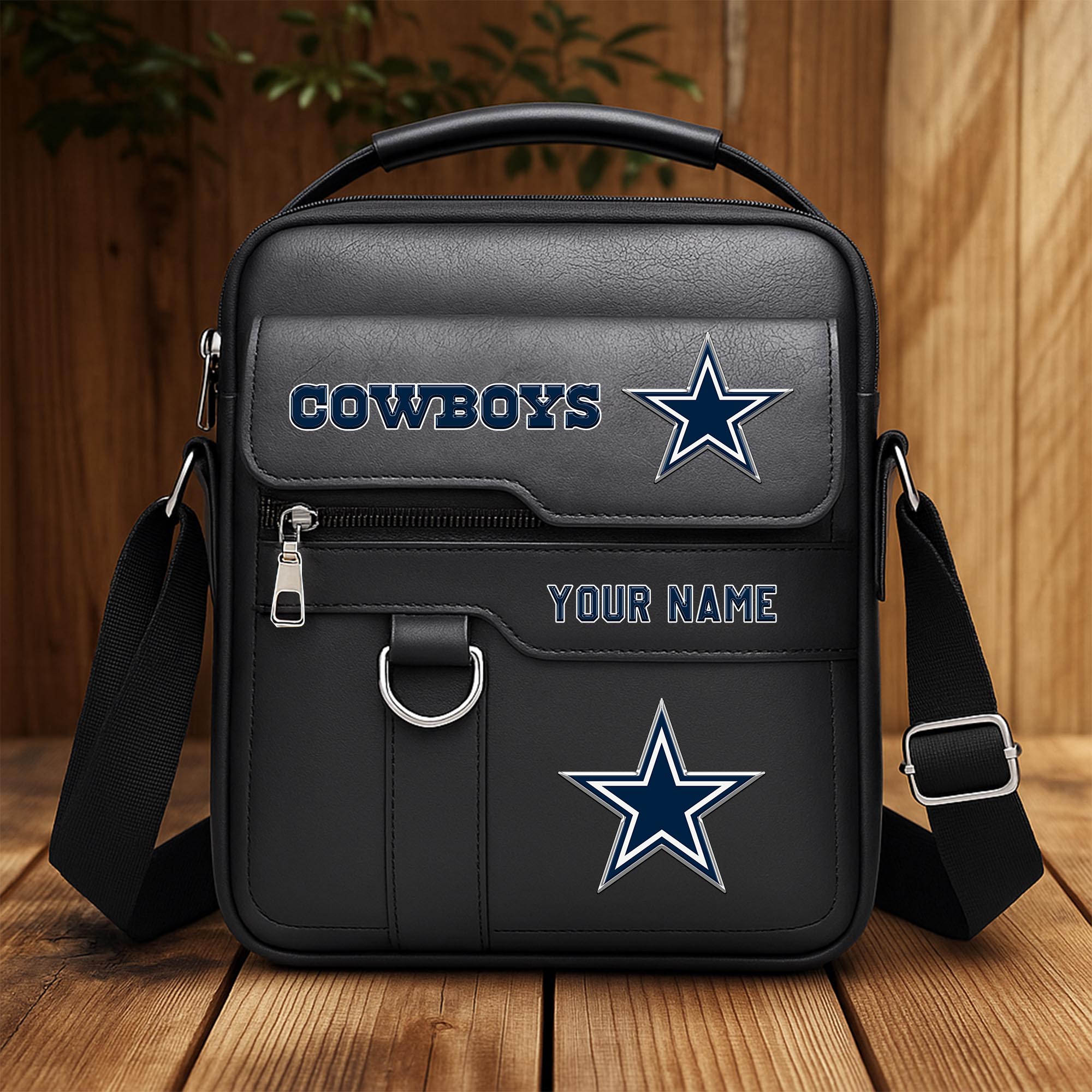 Dallas Cowboys Men's Crossbody Shoulder Bag Custom Your Name 2025 Versions, Sport Shoulder Bag EHIVM-06202610