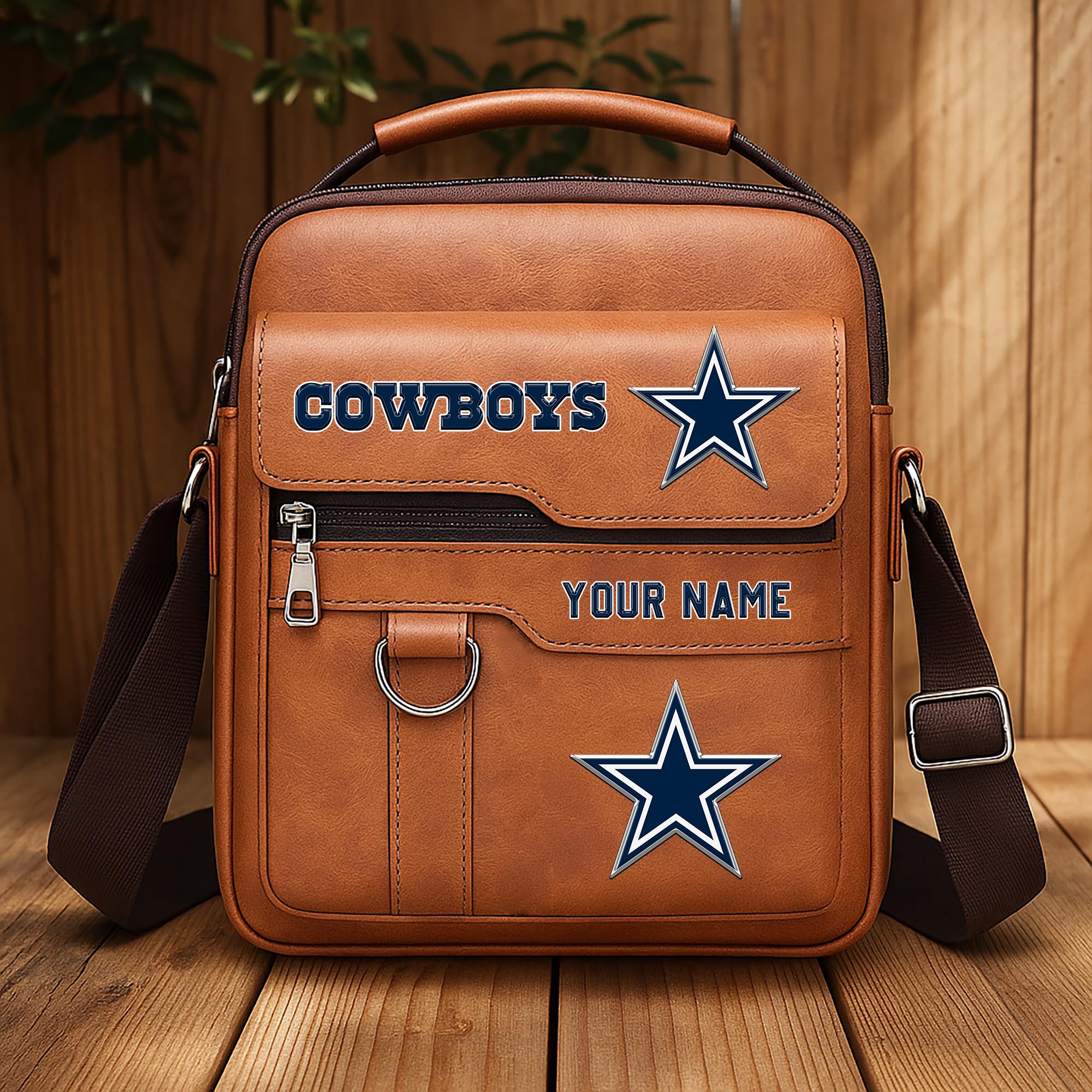 Alternative view of Dallas Cowboys Men's Crossbody Shoulder Bag Custom Your Name 2025 Versions, Sport Shoulder Bag EHIVM-06202610