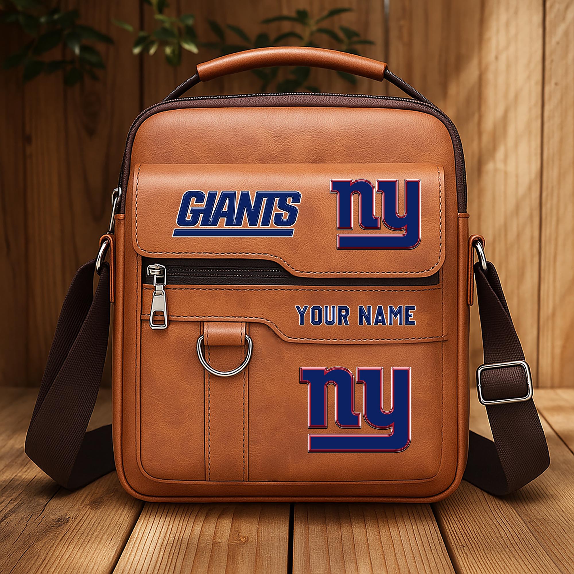 Alternative view of New York Giants Men's Crossbody Shoulder Bag Custom Your Name 2025 Versions, Sport Shoulder Bag EHIVM-06202610