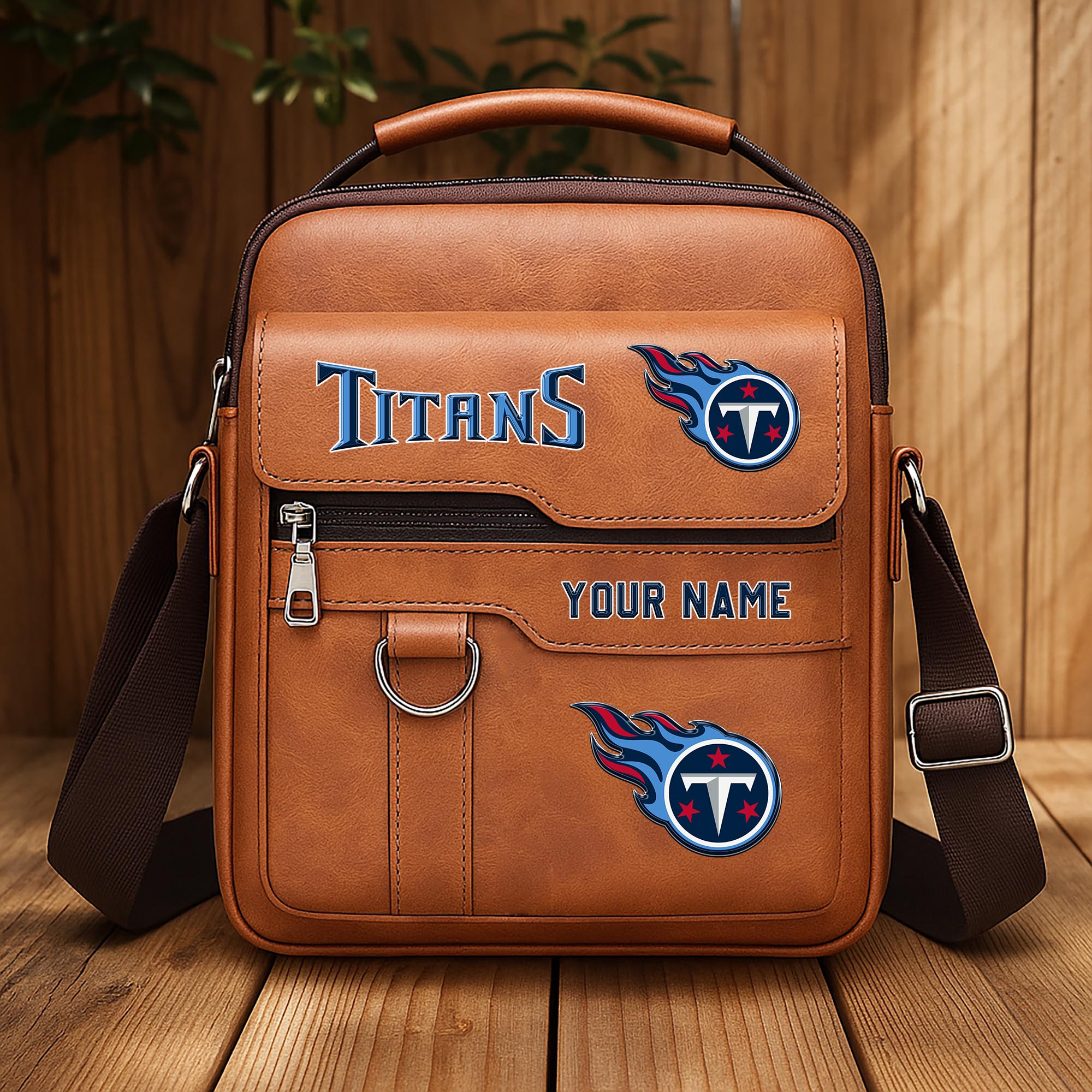 Alternative view of Tennessee Titans Men's Crossbody Shoulder Bag Custom Your Name 2025 Versions, Sport Shoulder Bag EHIVM-06202610