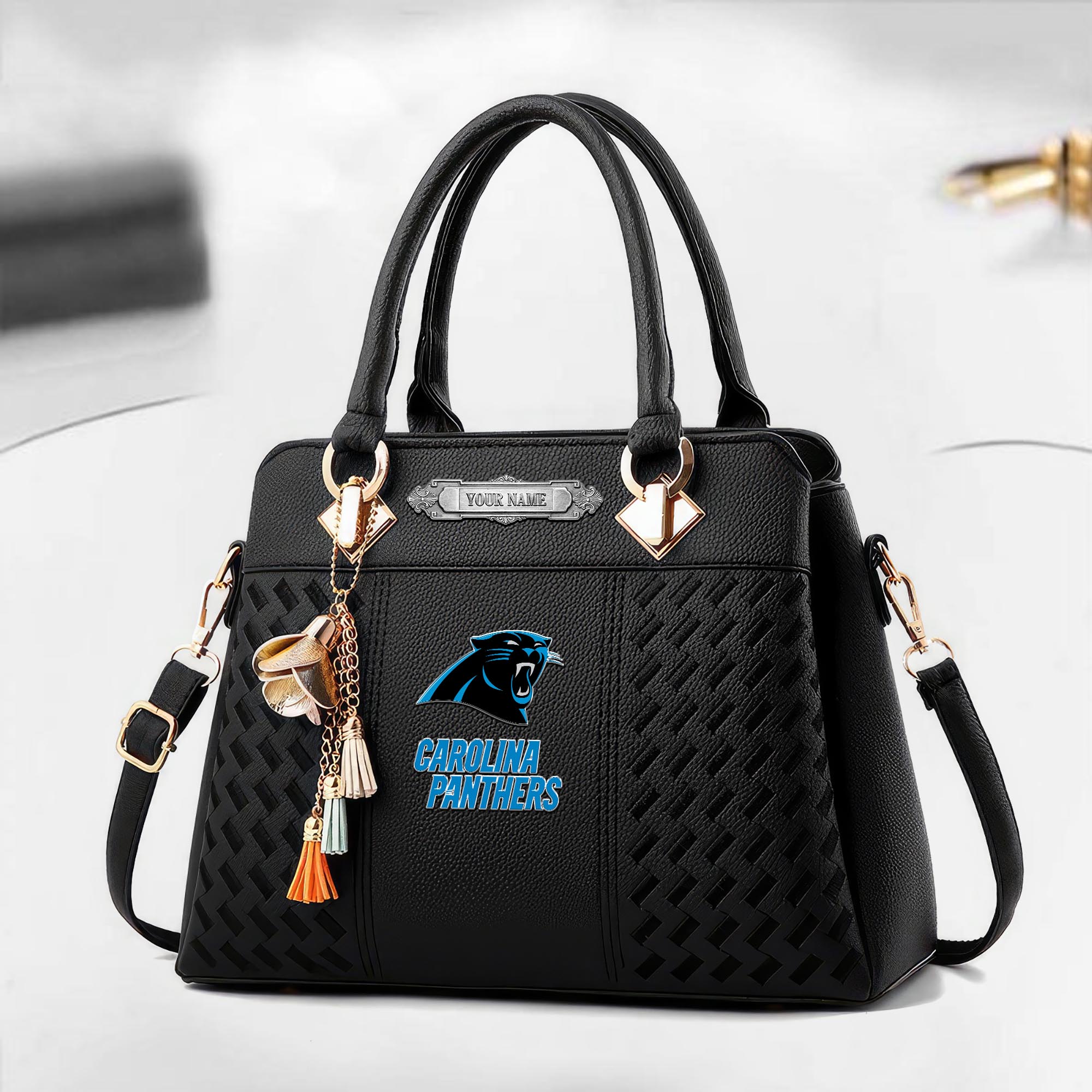 Carolina Panthers Deluxe Handbag For Women Custom Your Name 2025 Versions, Sport Deluxe Handbag EHIVM-08073030