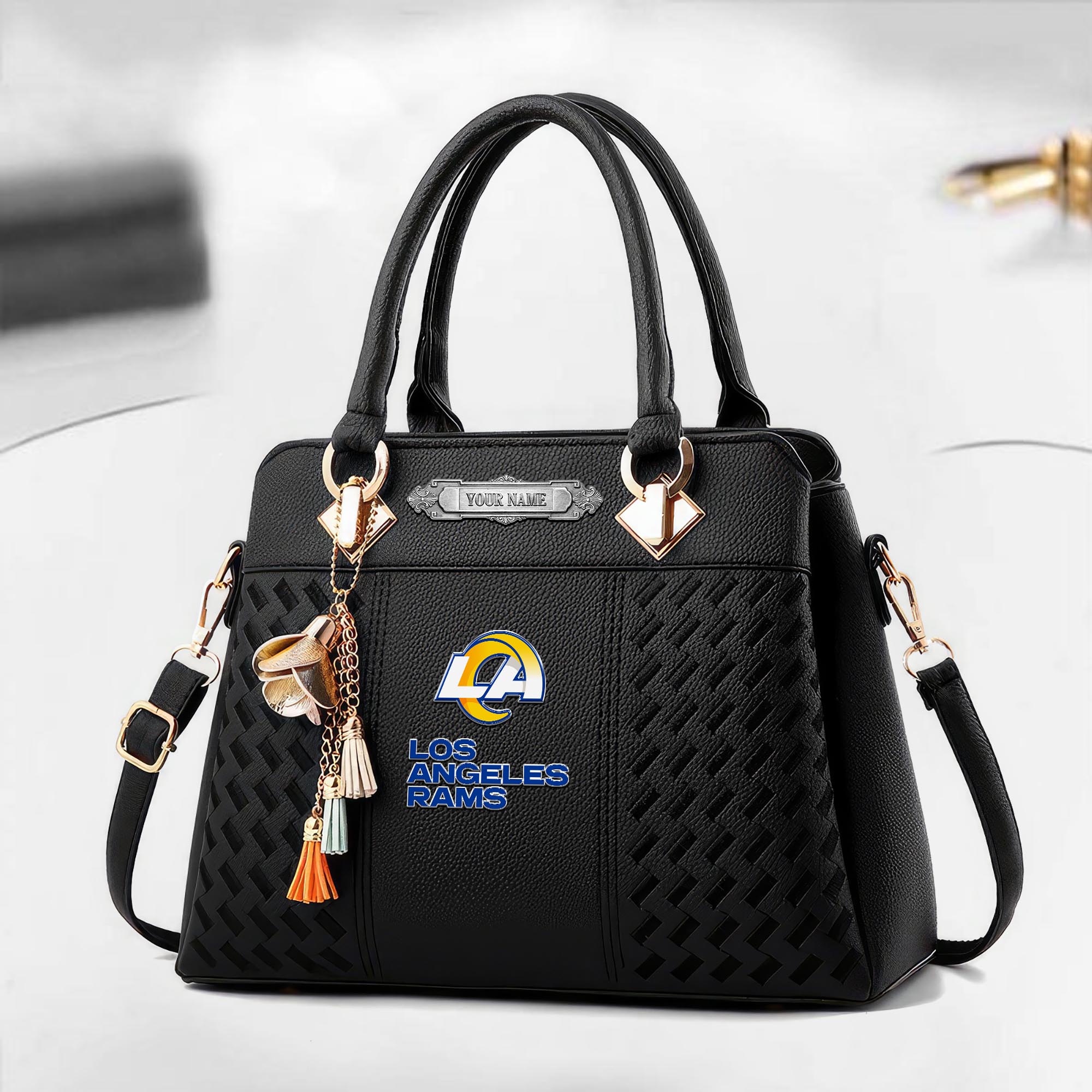 Los Angeles Rams Deluxe Handbag For Women Custom Your Name 2025 Versions, Sport Deluxe Handbag EHIVM-08073030