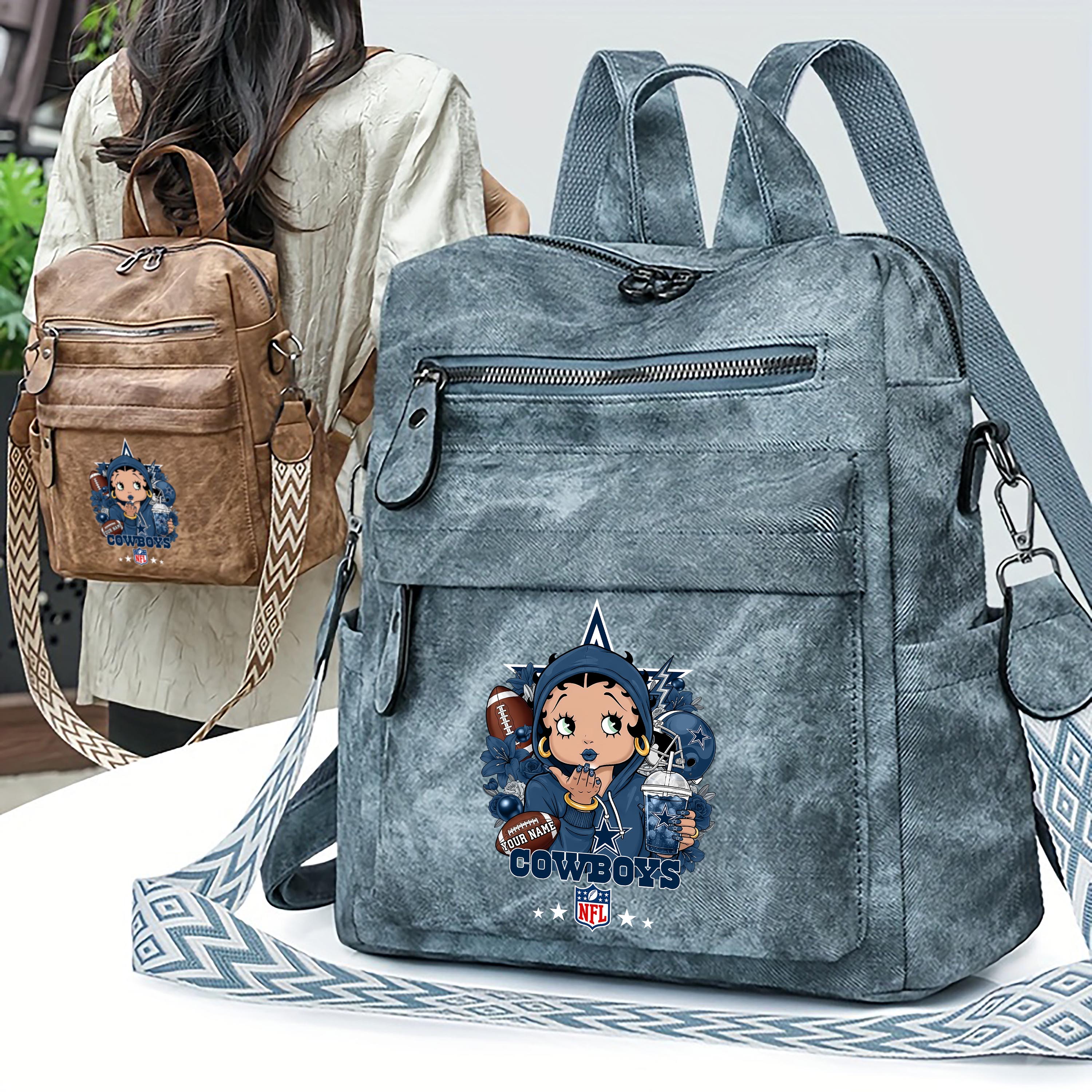 Alternative view of Dallas Cowboys Women's Vintage Shoulder Bag Custom Your Name, FootBall Fan Gifts EHIVM-06272664N