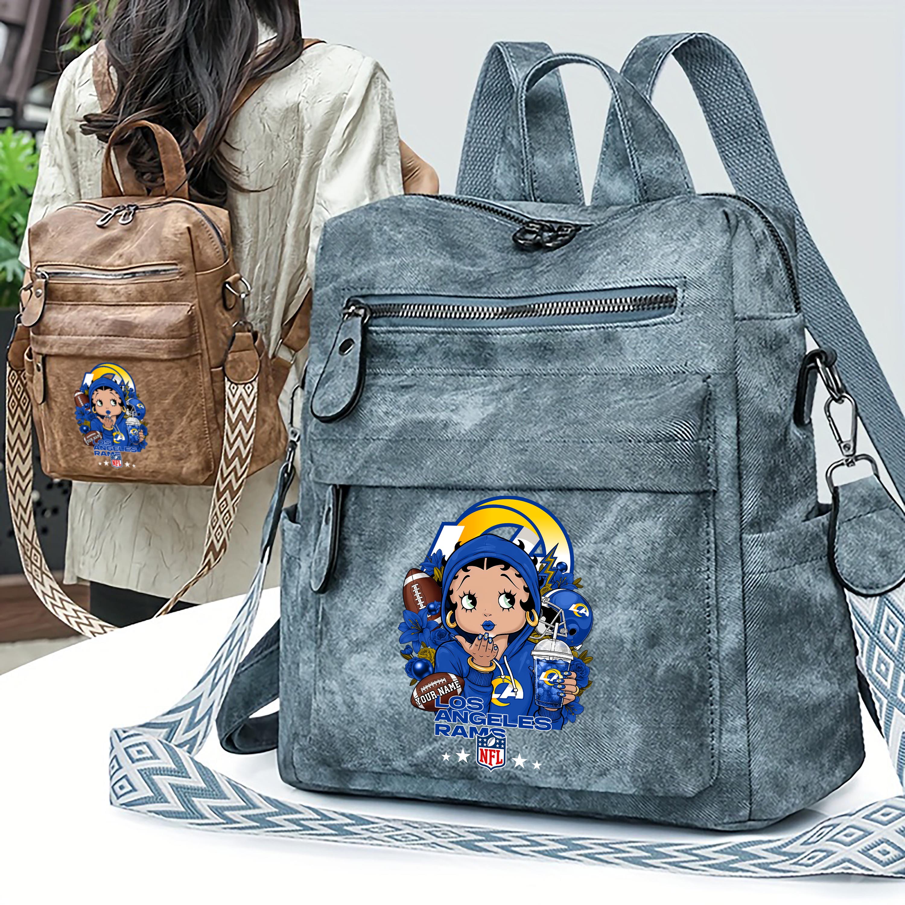 Alternative view of Los Angeles Rams Women's Vintage Shoulder Bag Custom Your Name, FootBall Fan Gifts EHIVM-06272664N