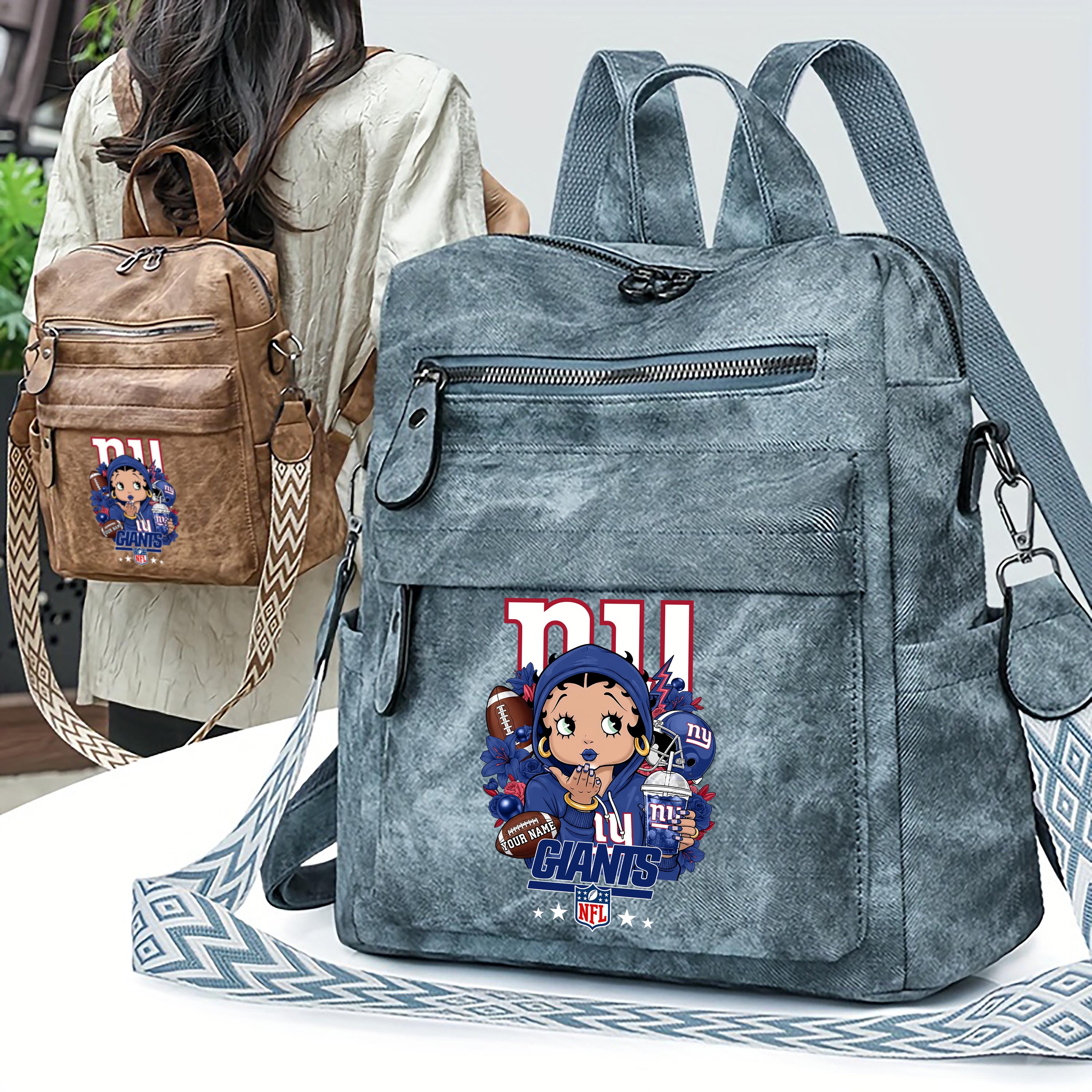 Alternative view of New York Giants Women's Vintage Shoulder Bag Custom Your Name, FootBall Fan Gifts EHIVM-06272664N