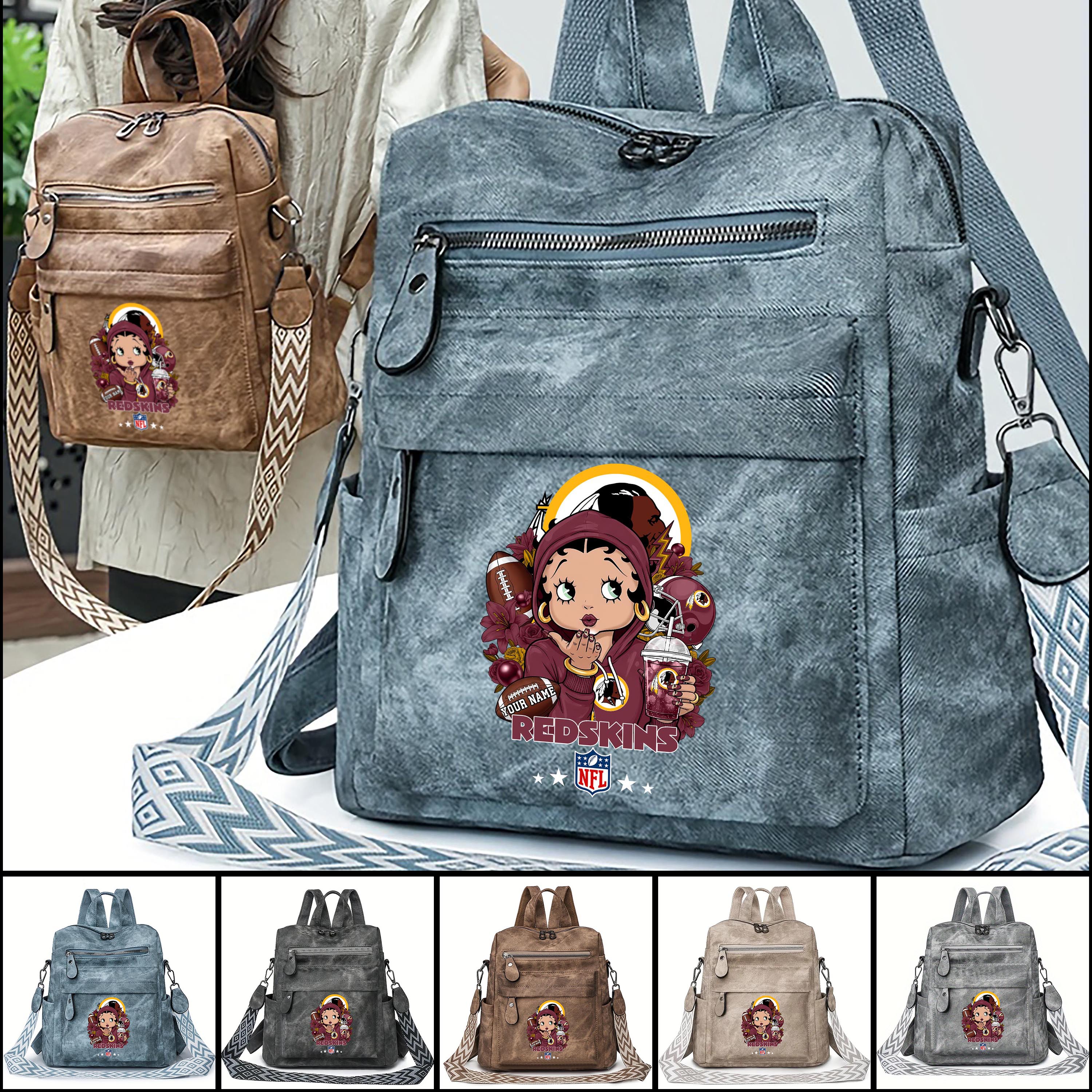 Washington Redskins Women's Vintage Shoulder Bag Custom Your Name, FootBall Fan Gifts EHIVM-06272664N