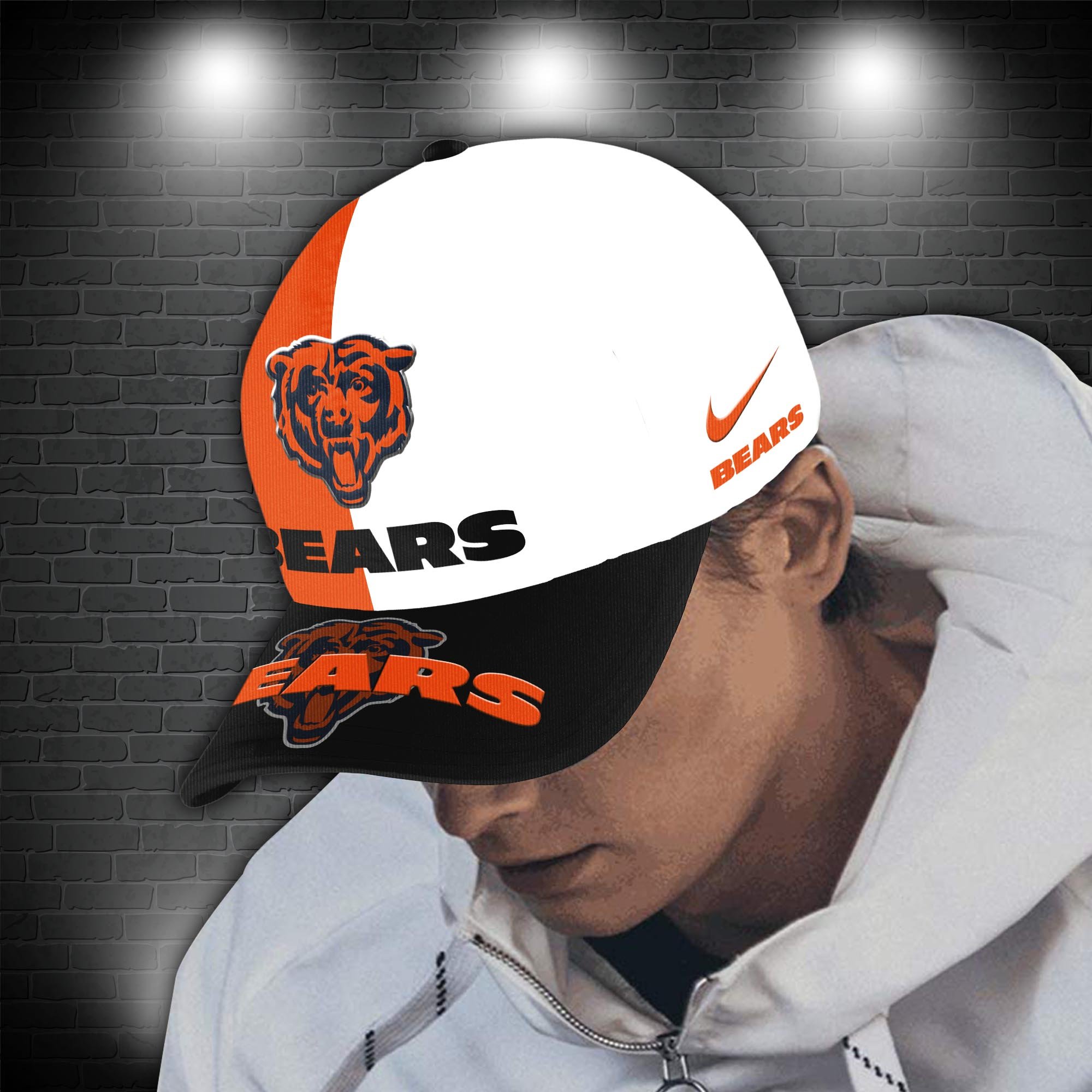 Chicago Bears Combo Hoodie , Sweatpants And Cap, Sport Team Hoodie, Sport Gift For Fans ETRG-07302946