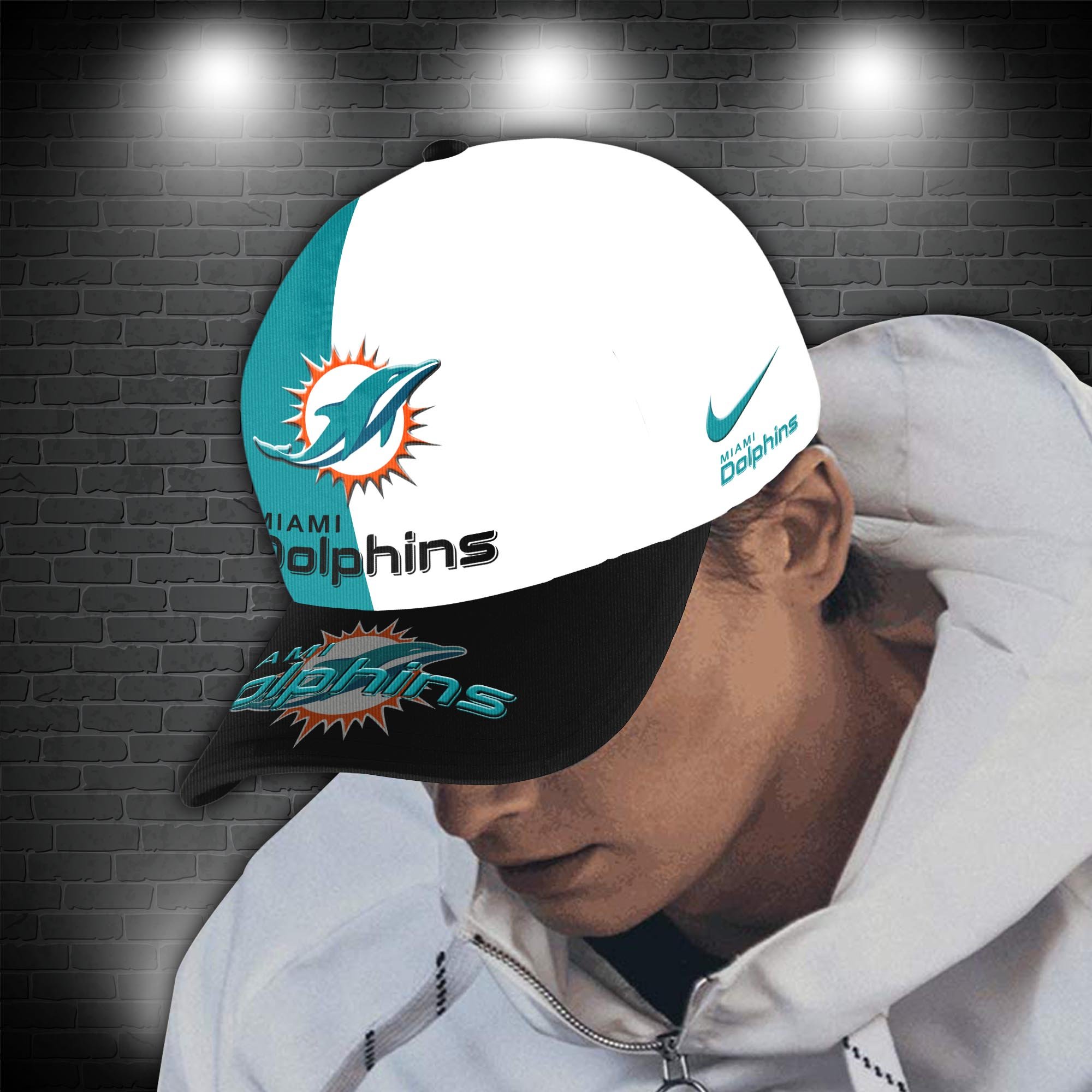 Miami Dolphins Combo Hoodie , Sweatpants And Cap, Sport Team Hoodie, Sport Gift For Fans ETRG-07302946