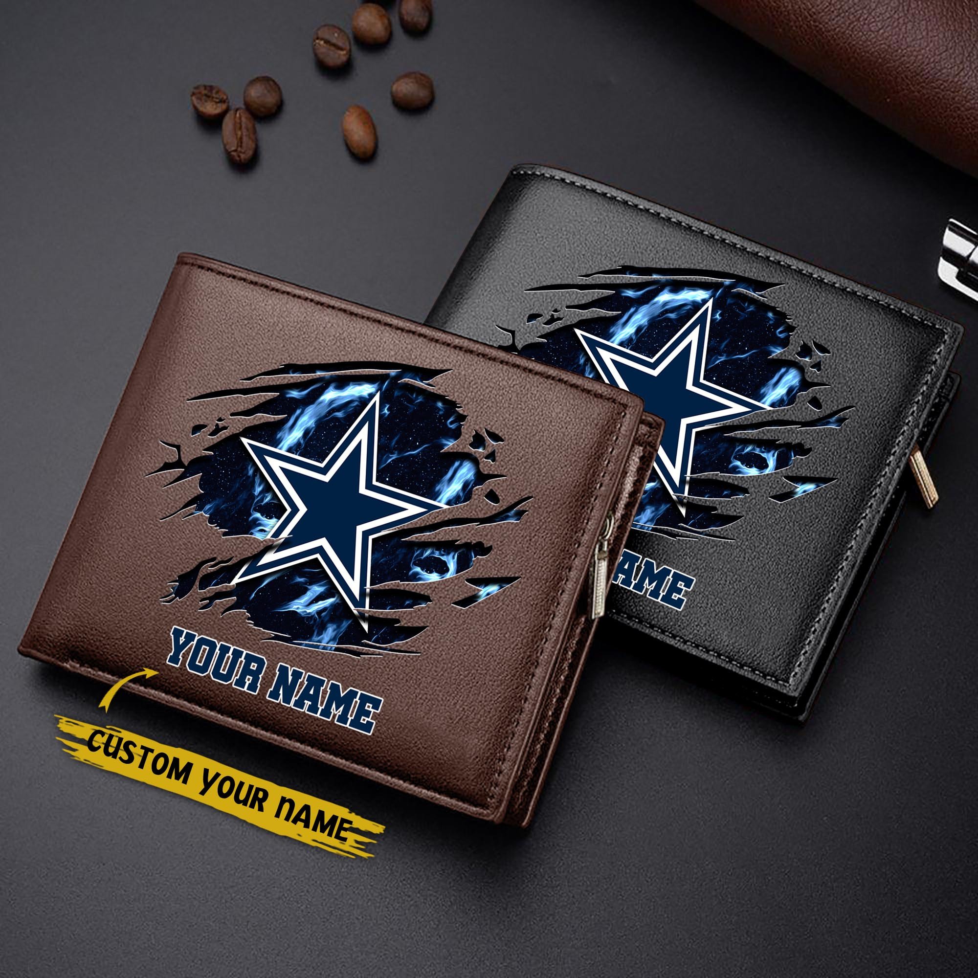 Alternative view of Dallas Cowboys Men Wallet Custom Your Name, Football Team Men Wallet For Fans, Gifts For Football Lovers EHIVM-09053387N