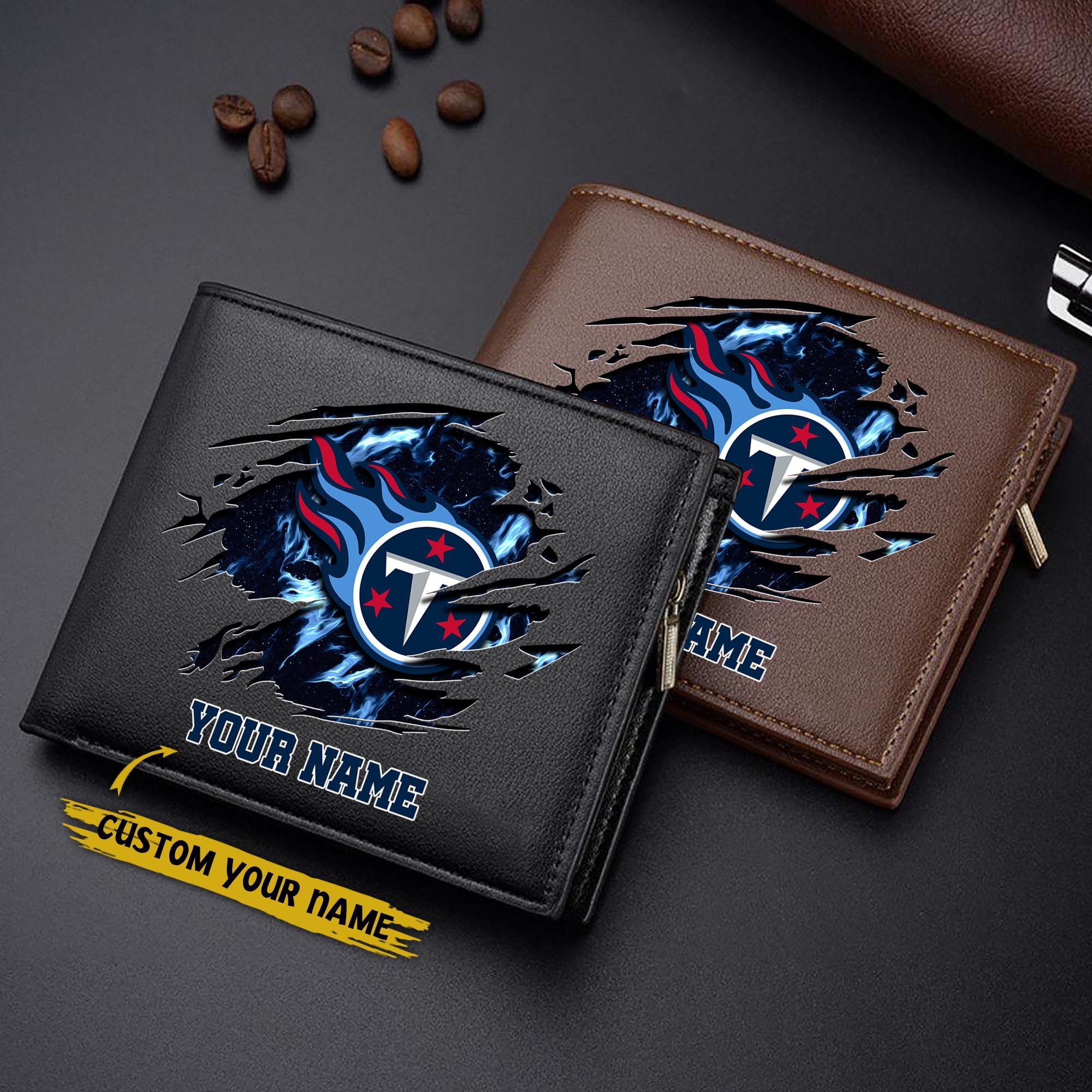 Tennessee Titans Men Wallet Custom Your Name, Football Team Men Wallet For Fans, Gifts For Football Lovers EHIVM-09053387N