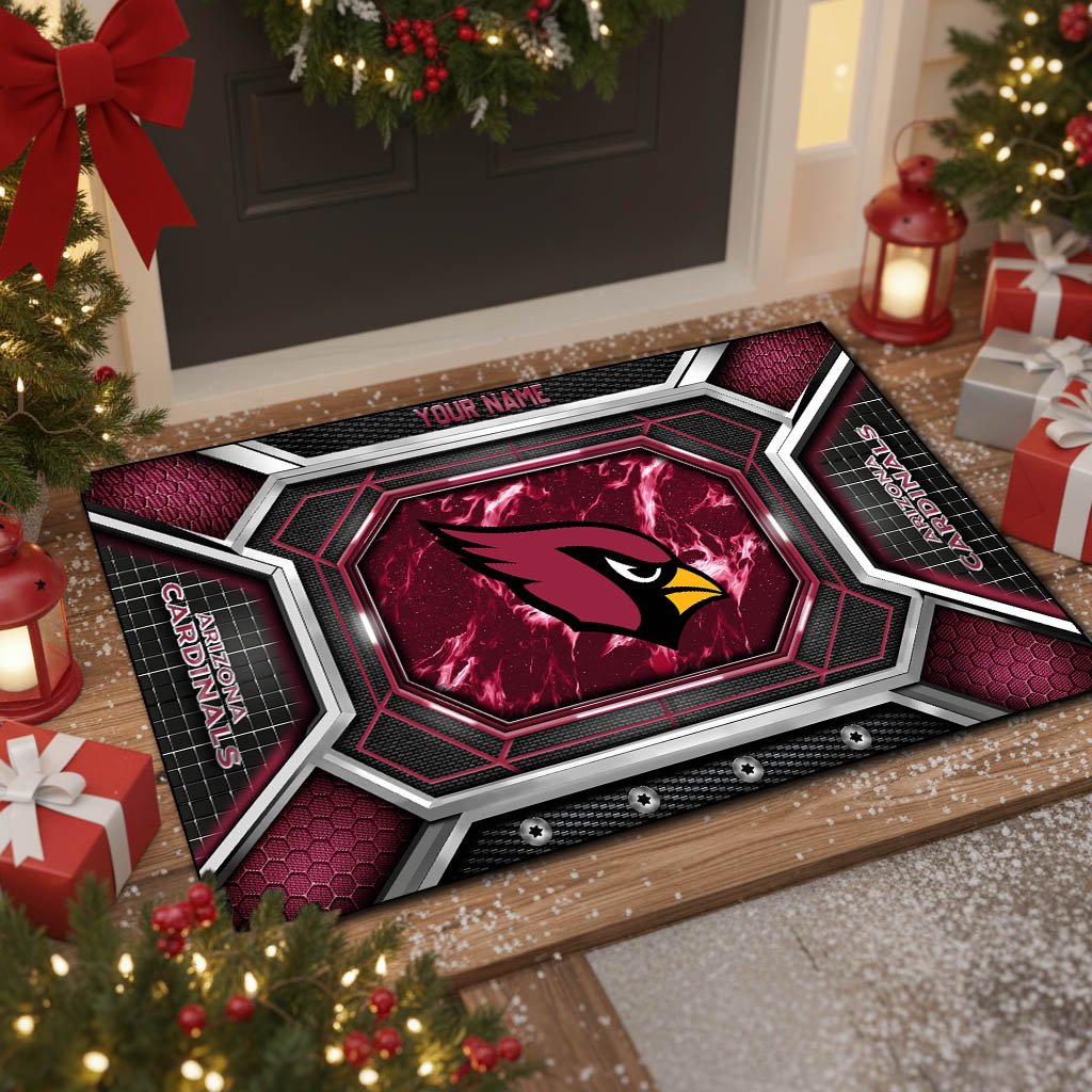 Arizona Cardinals Doormat Custom Your Name, Sport Doormat, Sport Gifts EHIVM-08223245N