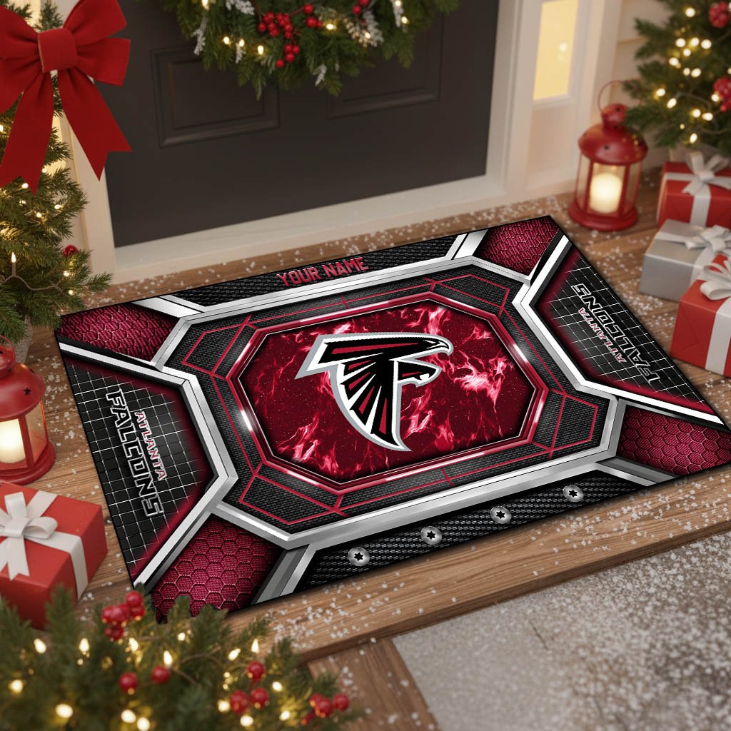 Atlanta Falcons Doormat Custom Your Name, Sport Doormat, Sport Gifts EHIVM-08223245N