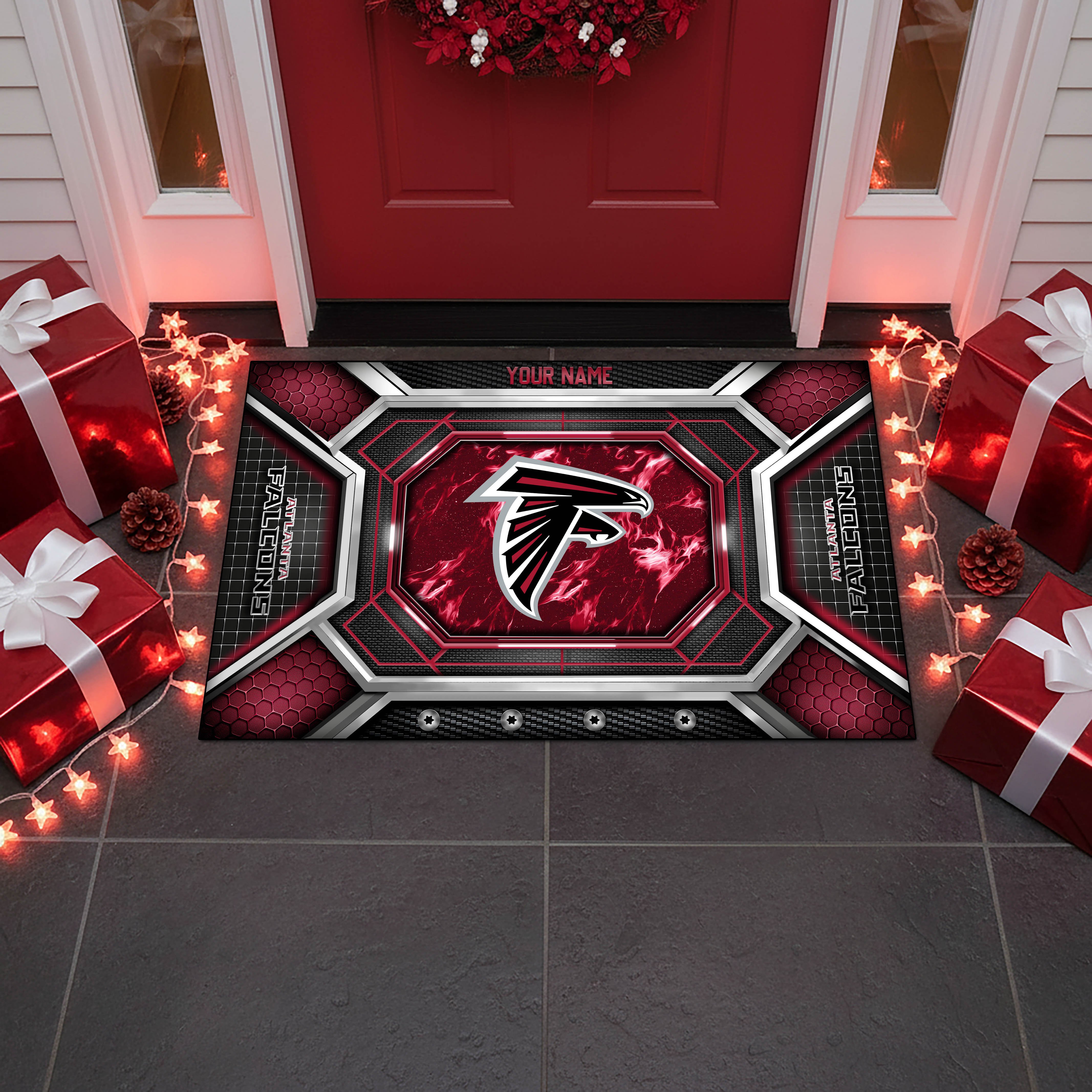 Alternative view of Atlanta Falcons Doormat Custom Your Name, Sport Doormat, Sport Gifts EHIVM-08223245N