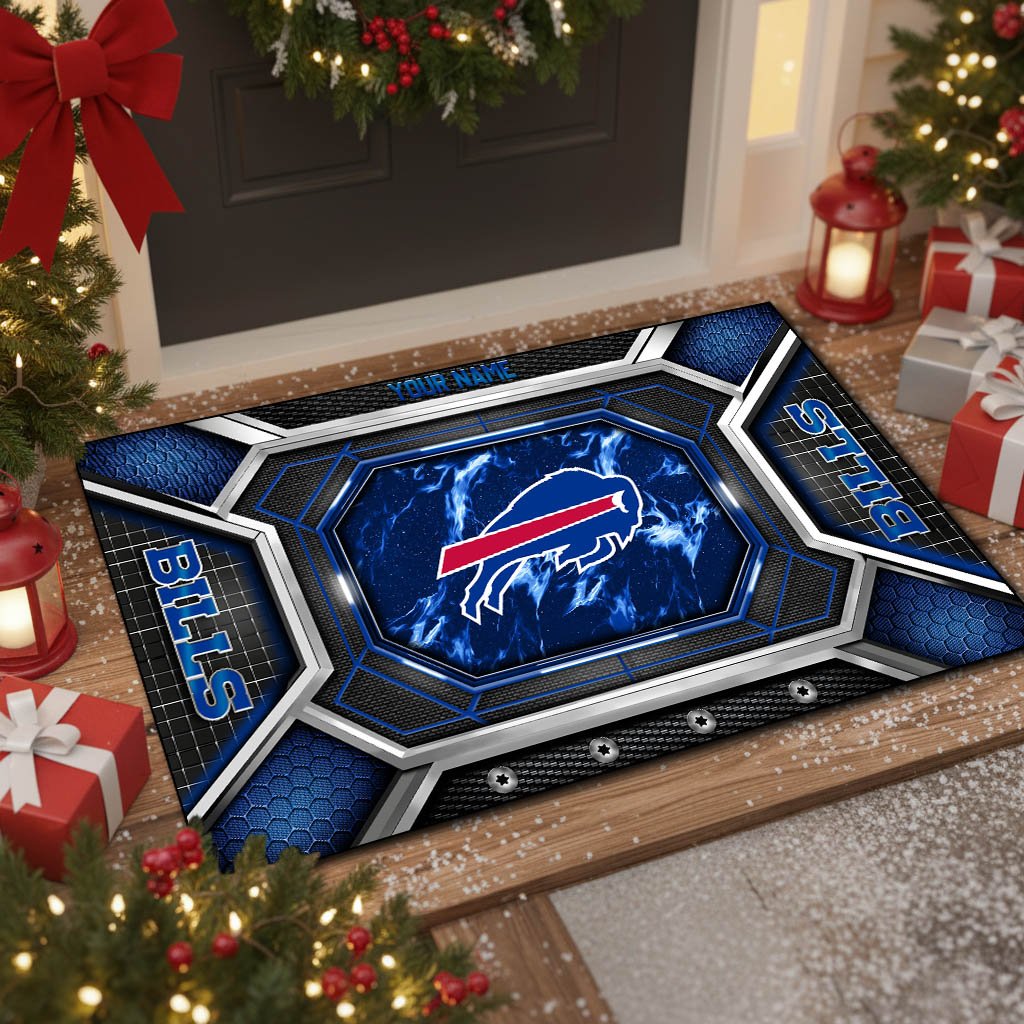 Buffalo Bills Doormat Custom Your Name, Sport Doormat, Sport Gifts EHIVM-08223245N