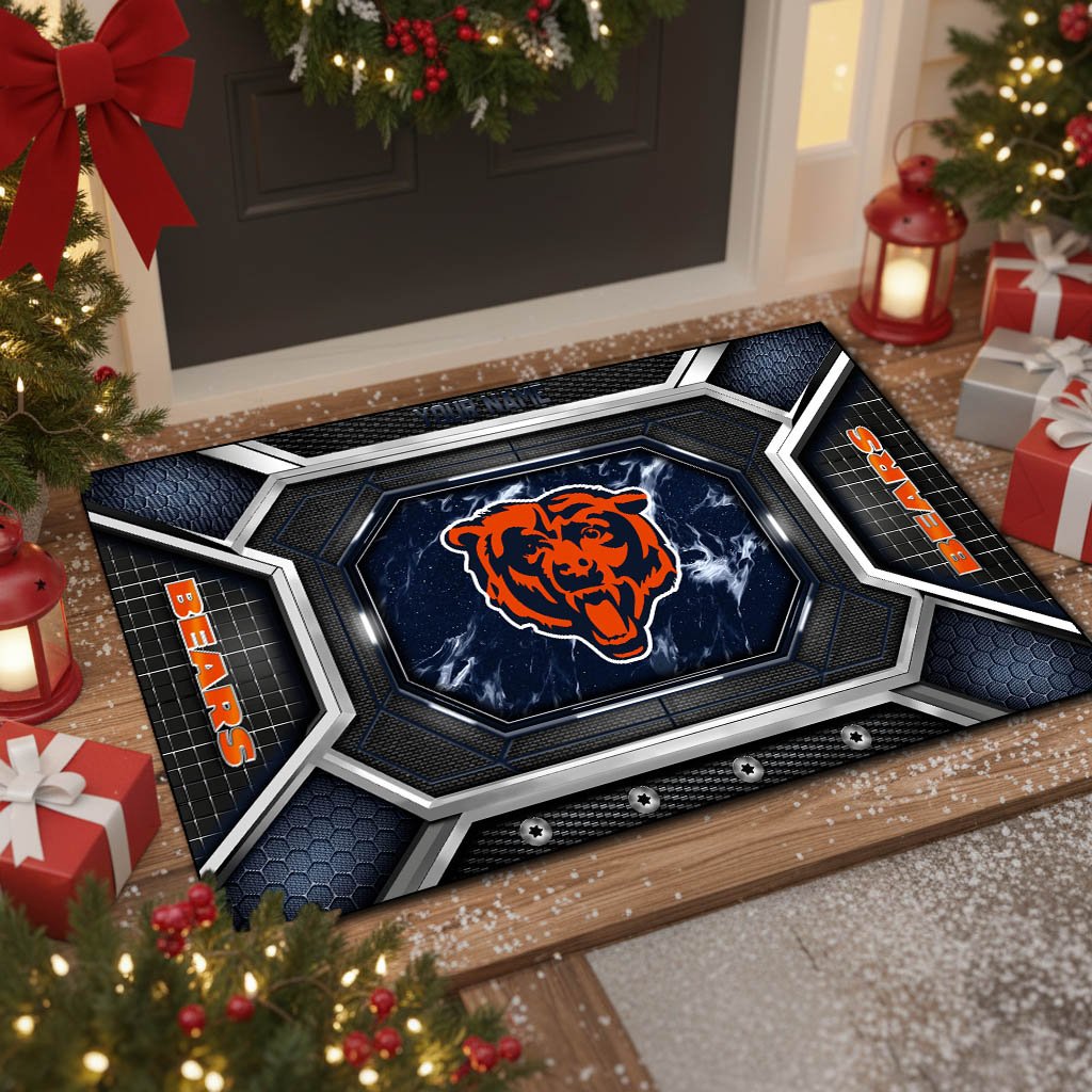 Chicago Bears Doormat Custom Your Name, Sport Doormat, Sport Gifts EHIVM-08223245N