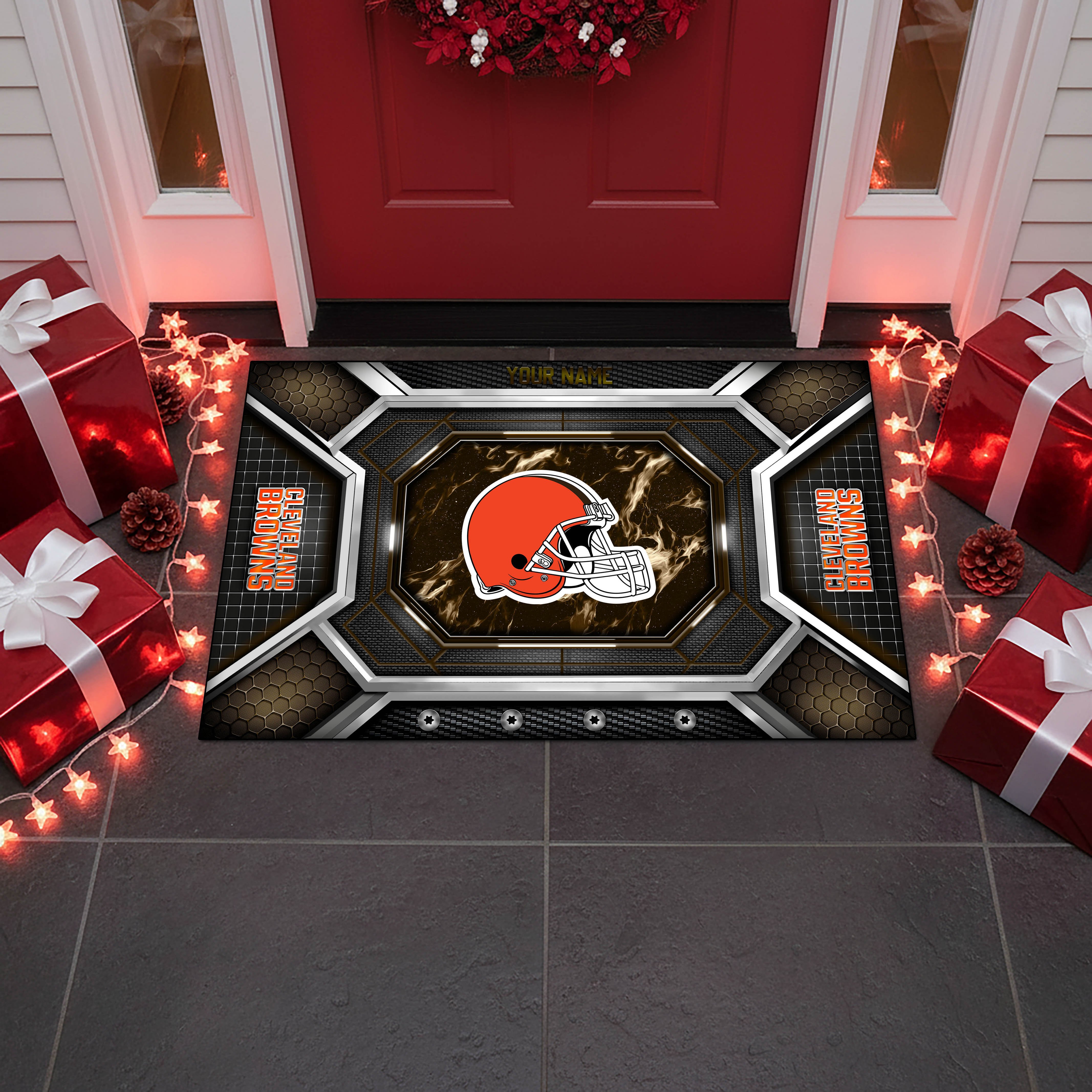 Alternative view of Cleveland Browns Doormat Custom Your Name, Sport Doormat, Sport Gifts EHIVM-08223245N