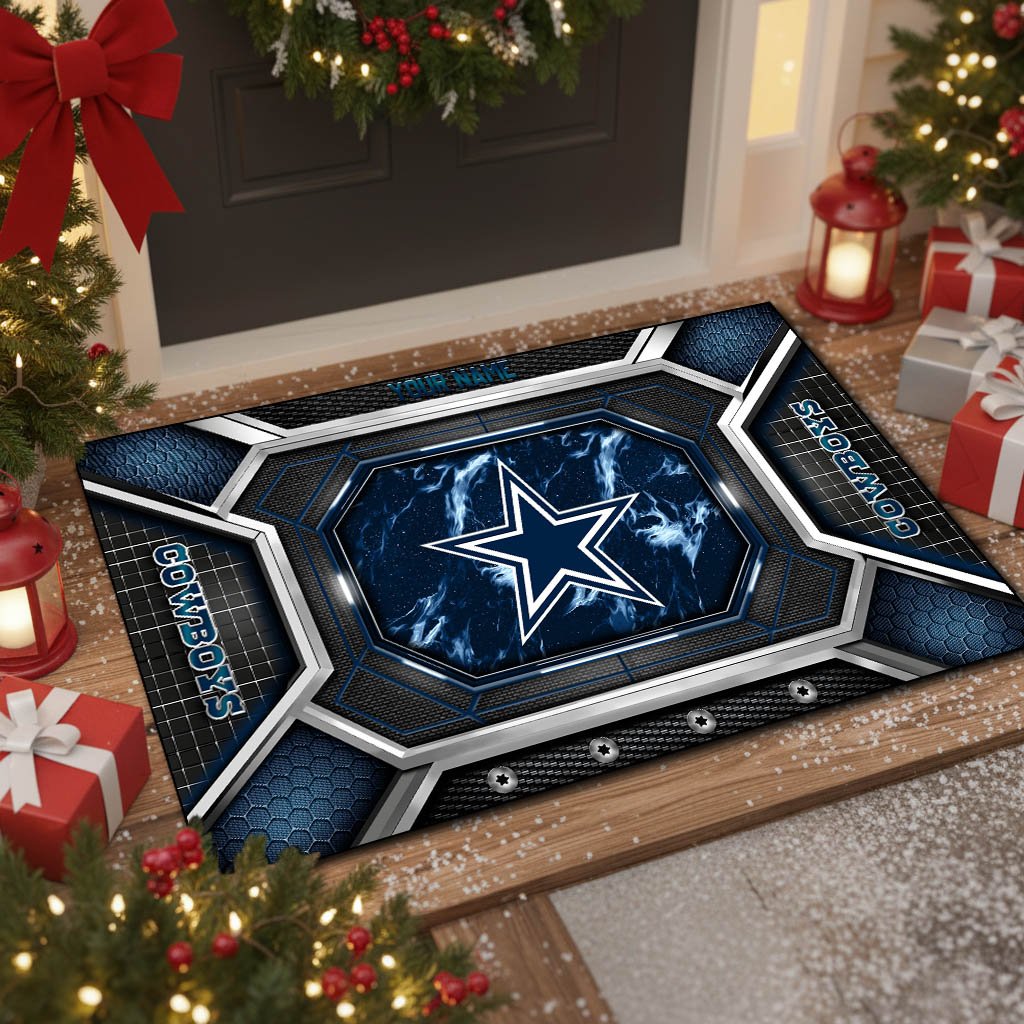 Dallas Cowboys Doormat Custom Your Name, Sport Doormat, Sport Gifts EHIVM-08223245N