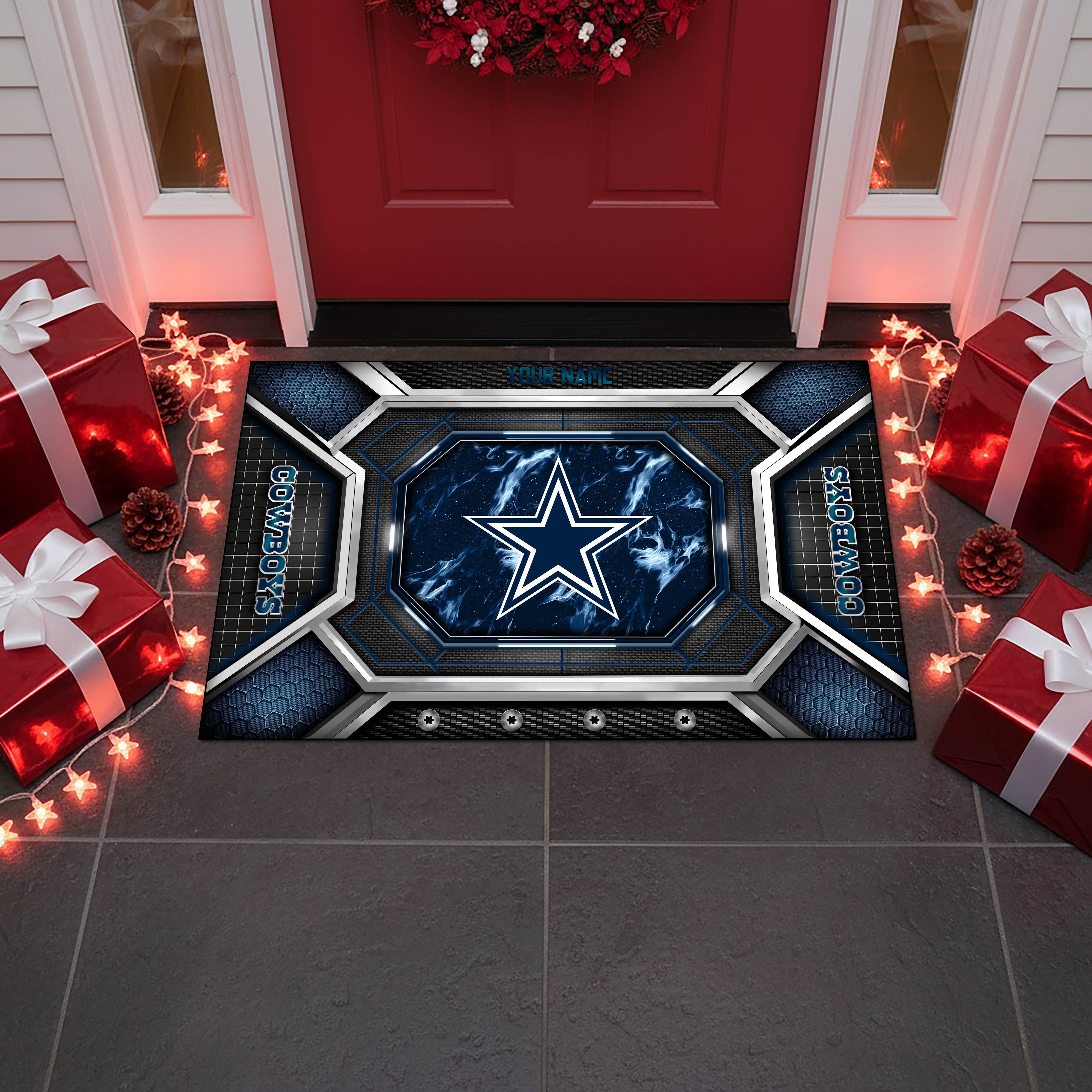 Alternative view of Dallas Cowboys Doormat Custom Your Name, Sport Doormat, Sport Gifts EHIVM-08223245N