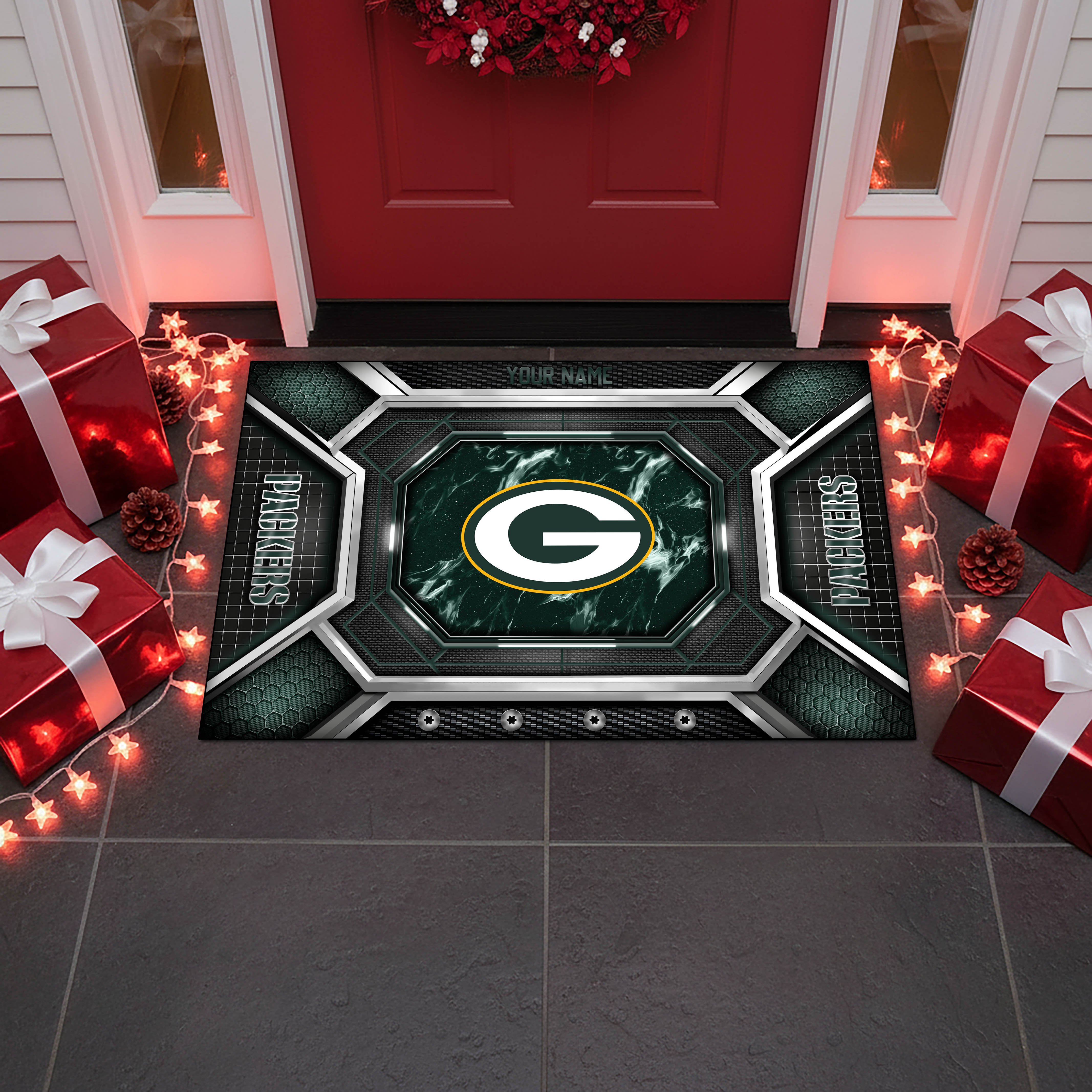 Alternative view of Green Bay Packers Doormat Custom Your Name, Sport Doormat, Sport Gifts EHIVM-08223245N