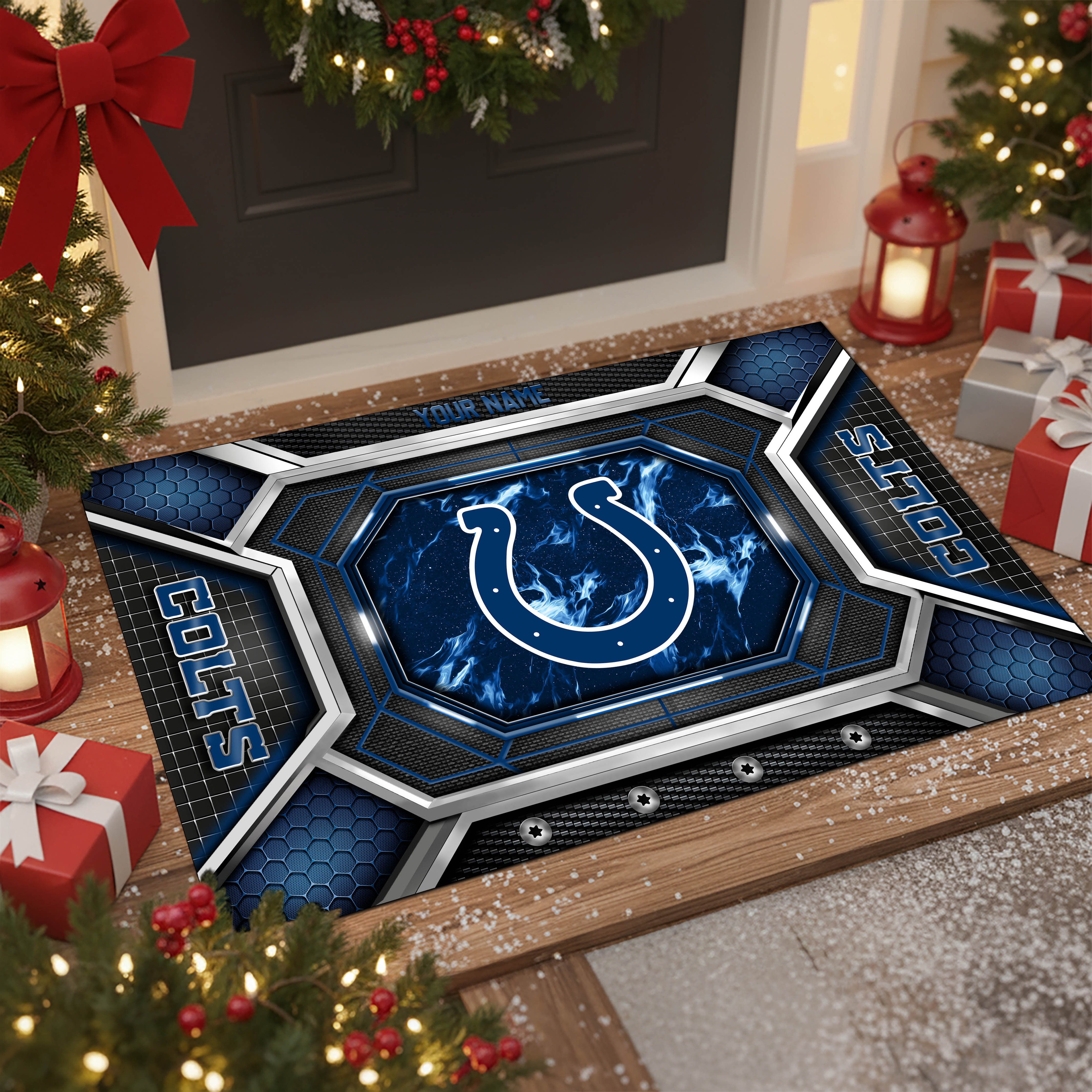 Indianapolis Colts Doormat Custom Your Name, Sport Doormat, Sport Gifts EHIVM-08223245N