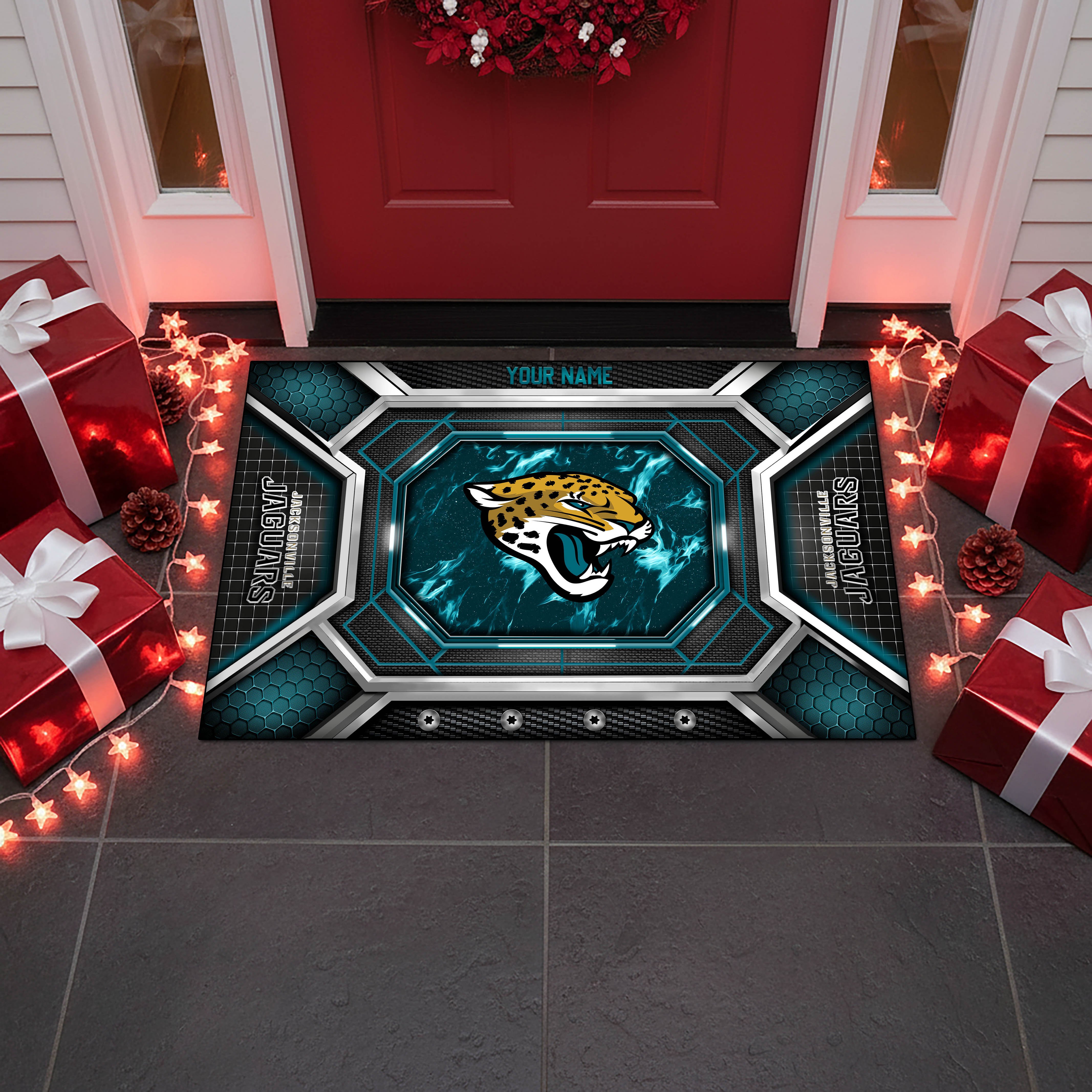 Alternative view of Jacksonville Jaguars Doormat Custom Your Name, Sport Doormat, Sport Gifts EHIVM-08223245N