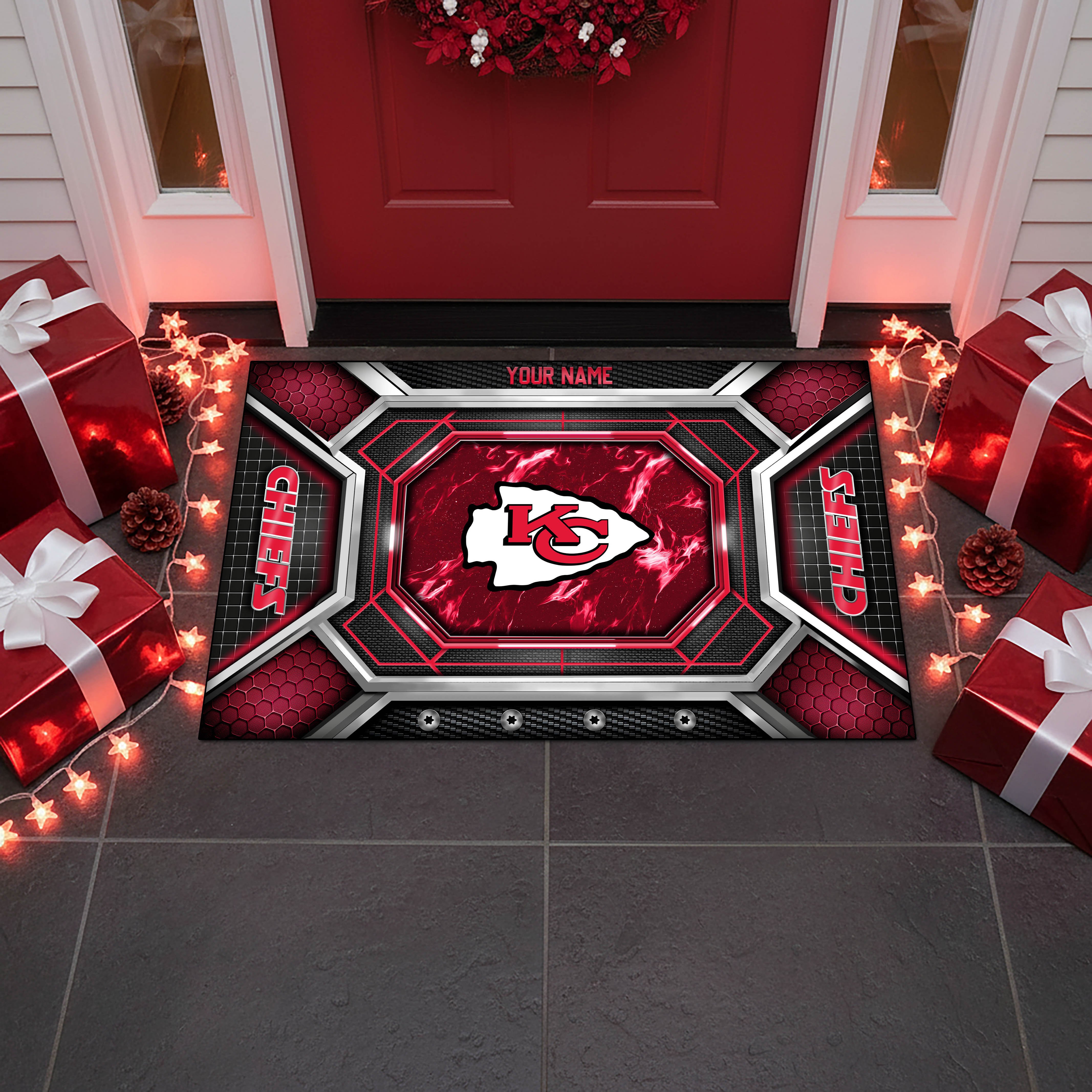 Alternative view of Kansas City Chiefs Doormat Custom Your Name, Sport Doormat, Sport Gifts EHIVM-08223245N