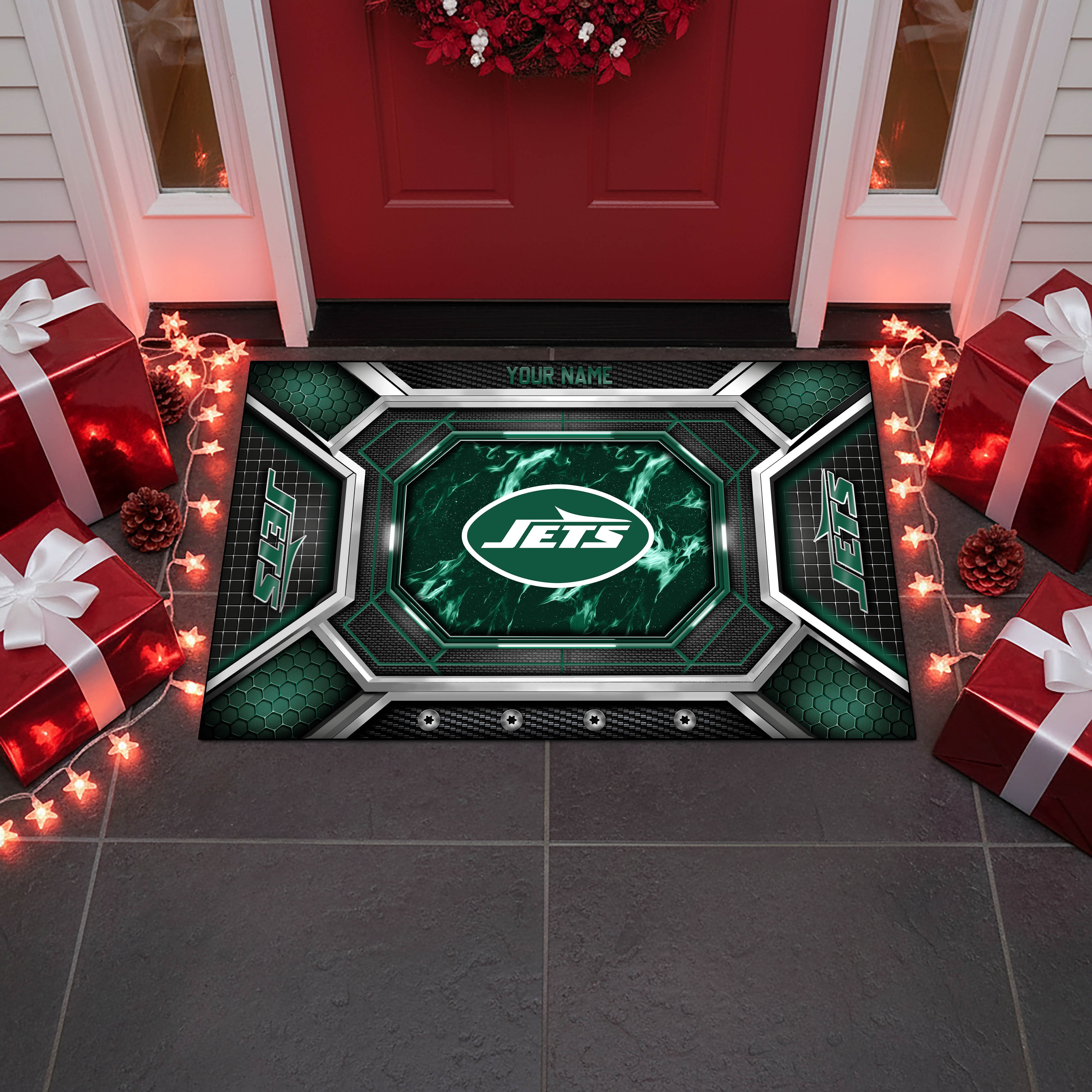 Alternative view of New York Jets Doormat Custom Your Name, Sport Doormat, Sport Gifts EHIVM-08223245N