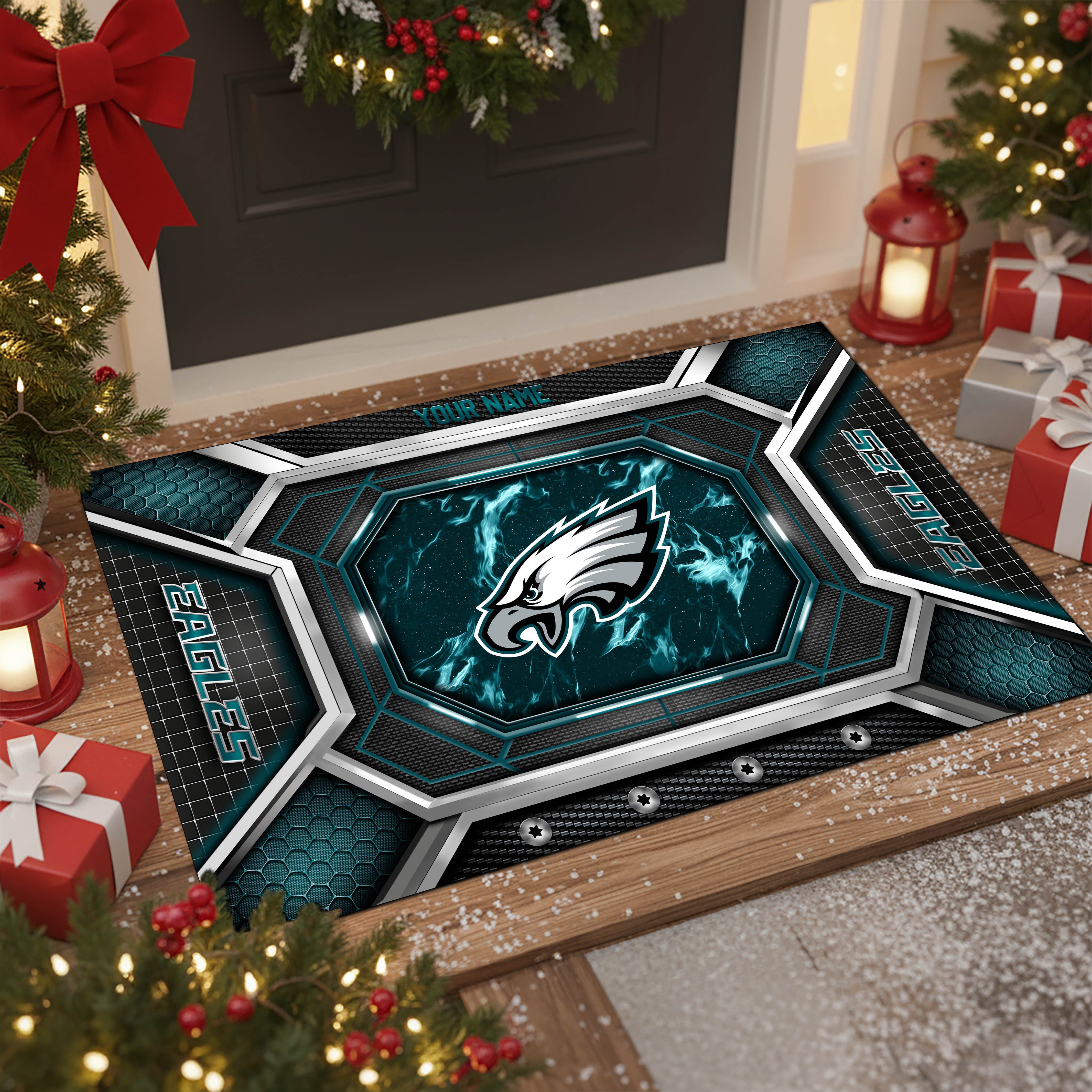 Philadelphia Eagles Doormat Custom Your Name, Sport Doormat, Sport Gifts EHIVM-08223245N