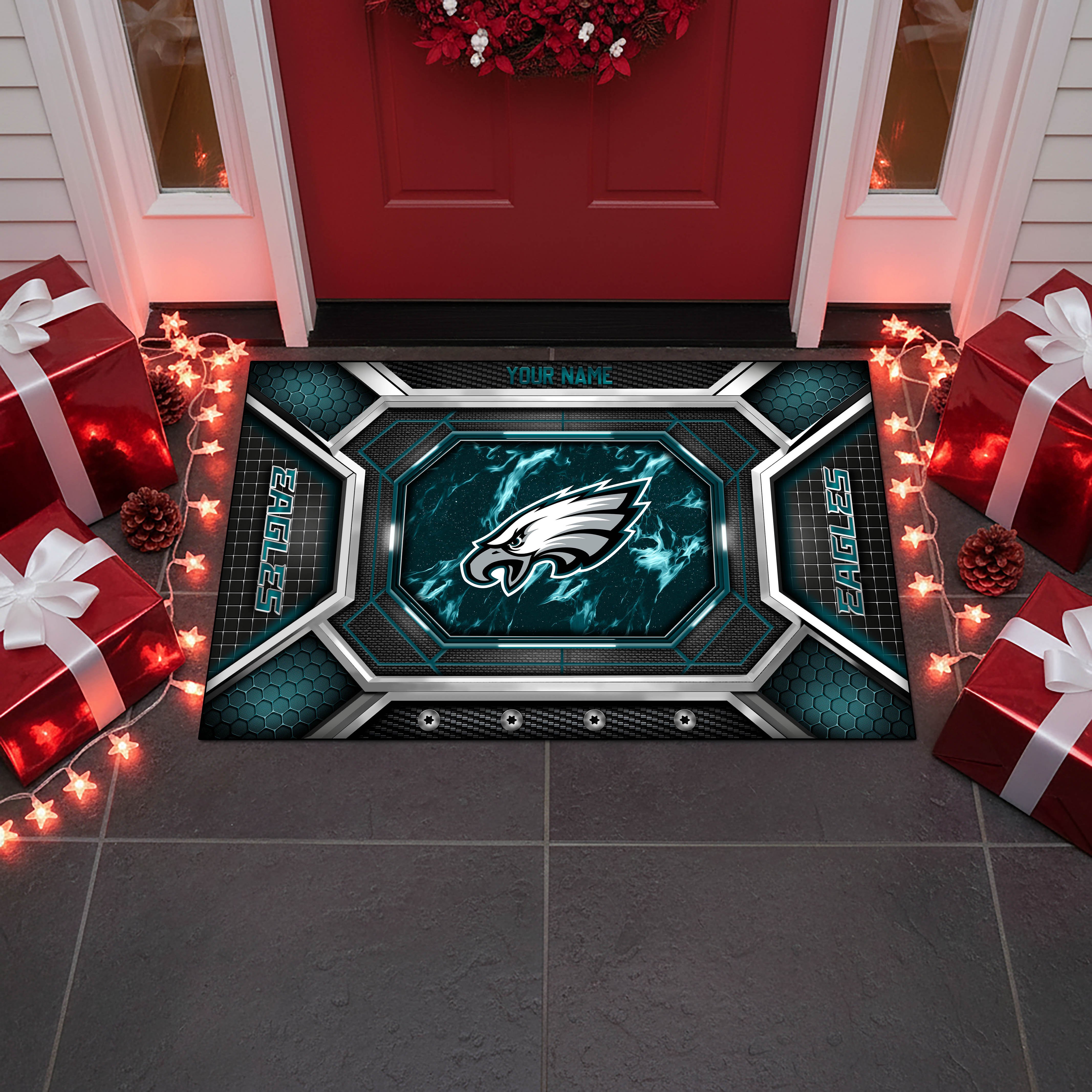 Alternative view of Philadelphia Eagles Doormat Custom Your Name, Sport Doormat, Sport Gifts EHIVM-08223245N