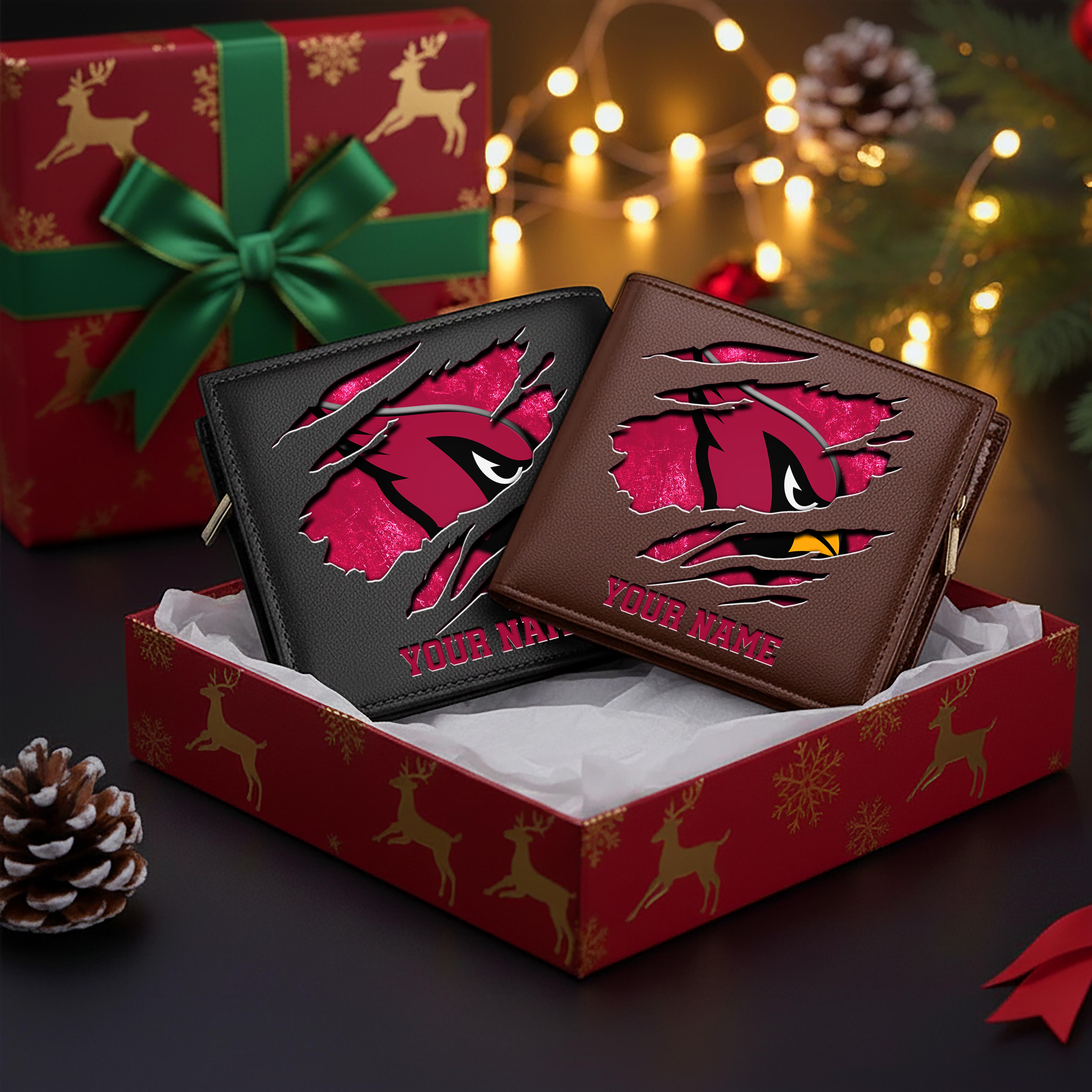 Alternative view of Arizona Cardinals Men Wallet Custom Your Name, Football Team Men Wallet For Fans, Gifts For Football Lovers EHIVM-11044382