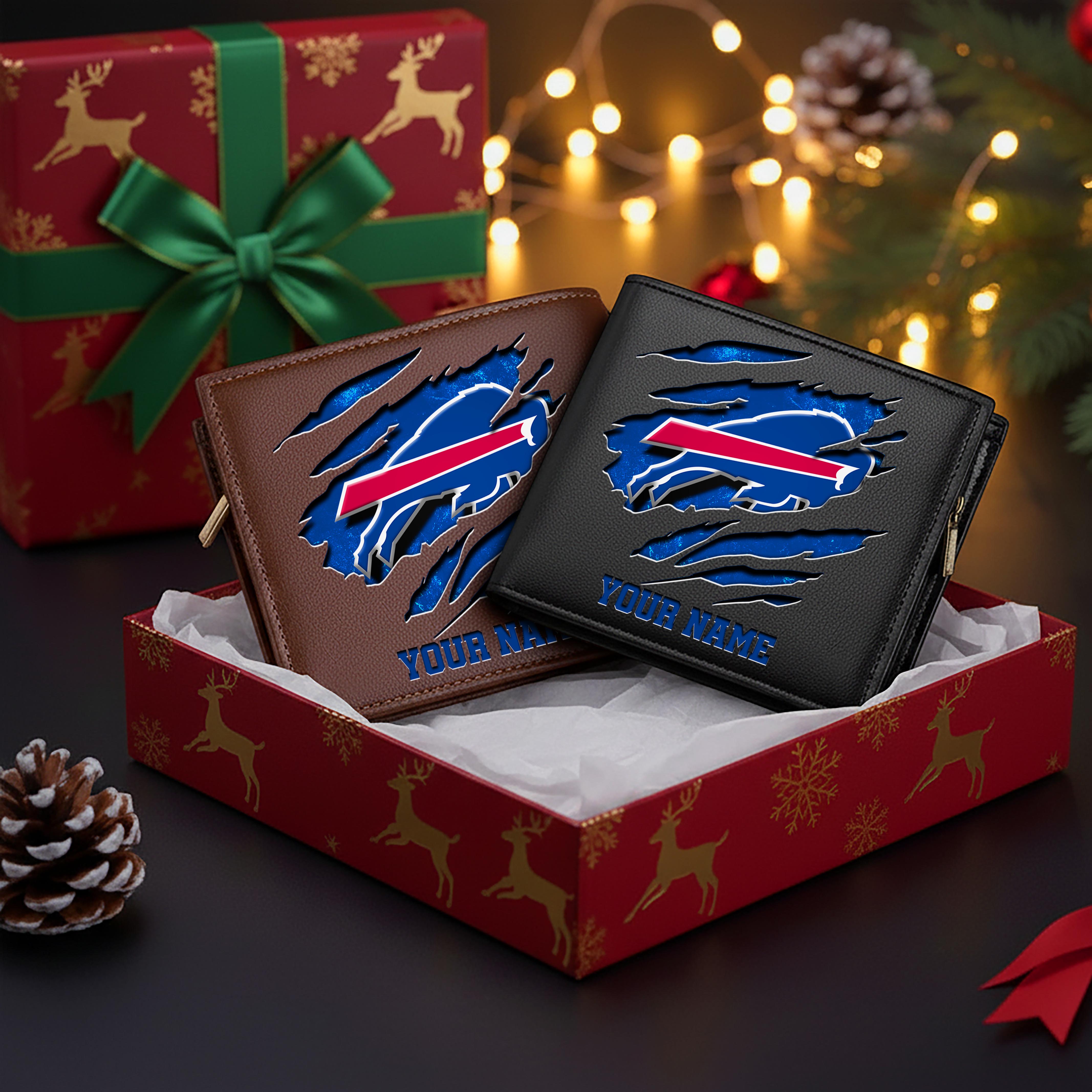 Buffalo Bills Men Wallet Custom Your Name, Football Team Men Wallet For Fans, Gifts For Football Lovers EHIVM-11044382