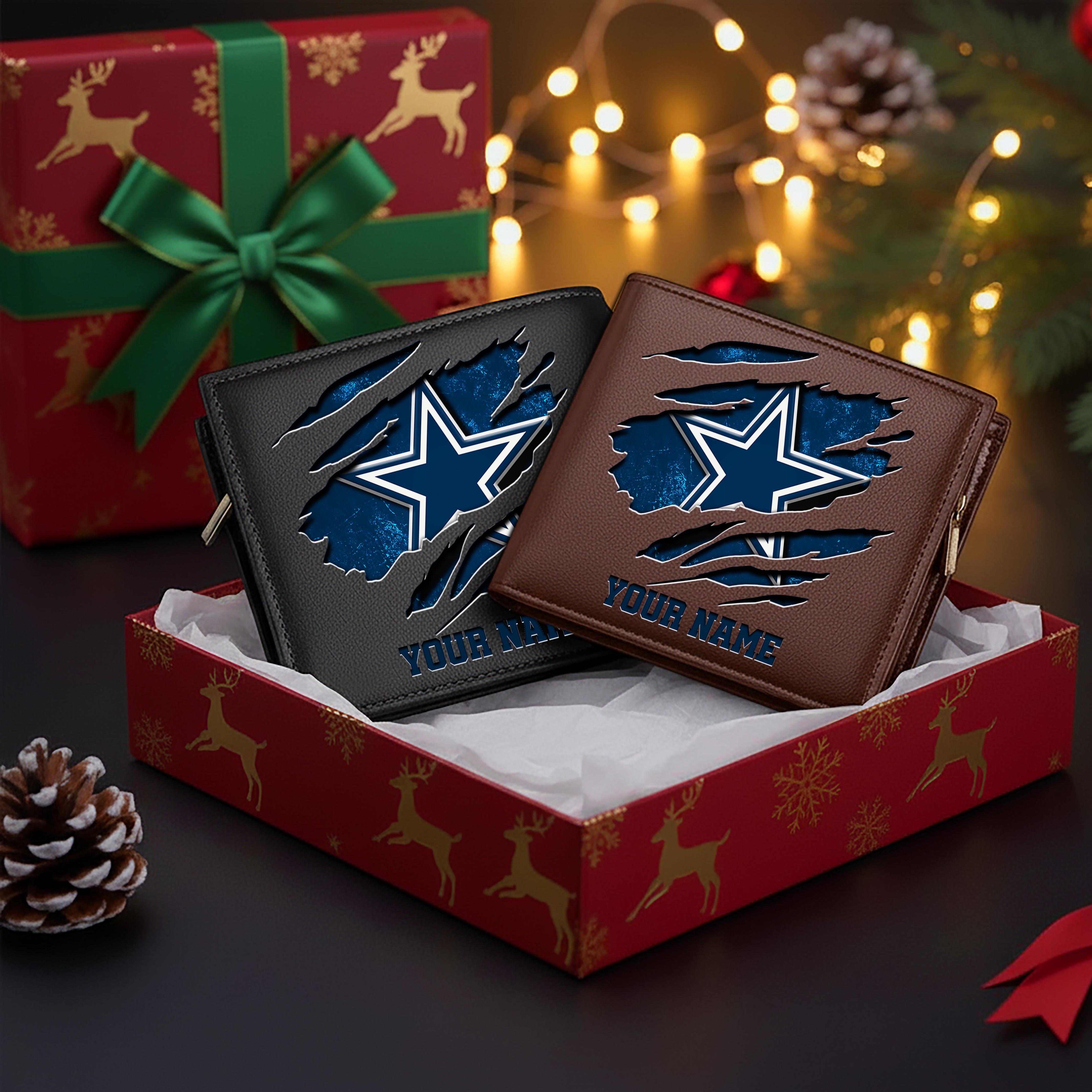 Alternative view of Dallas Cowboys Men Wallet Custom Your Name, Football Team Men Wallet For Fans, Gifts For Football Lovers EHIVM-11044382
