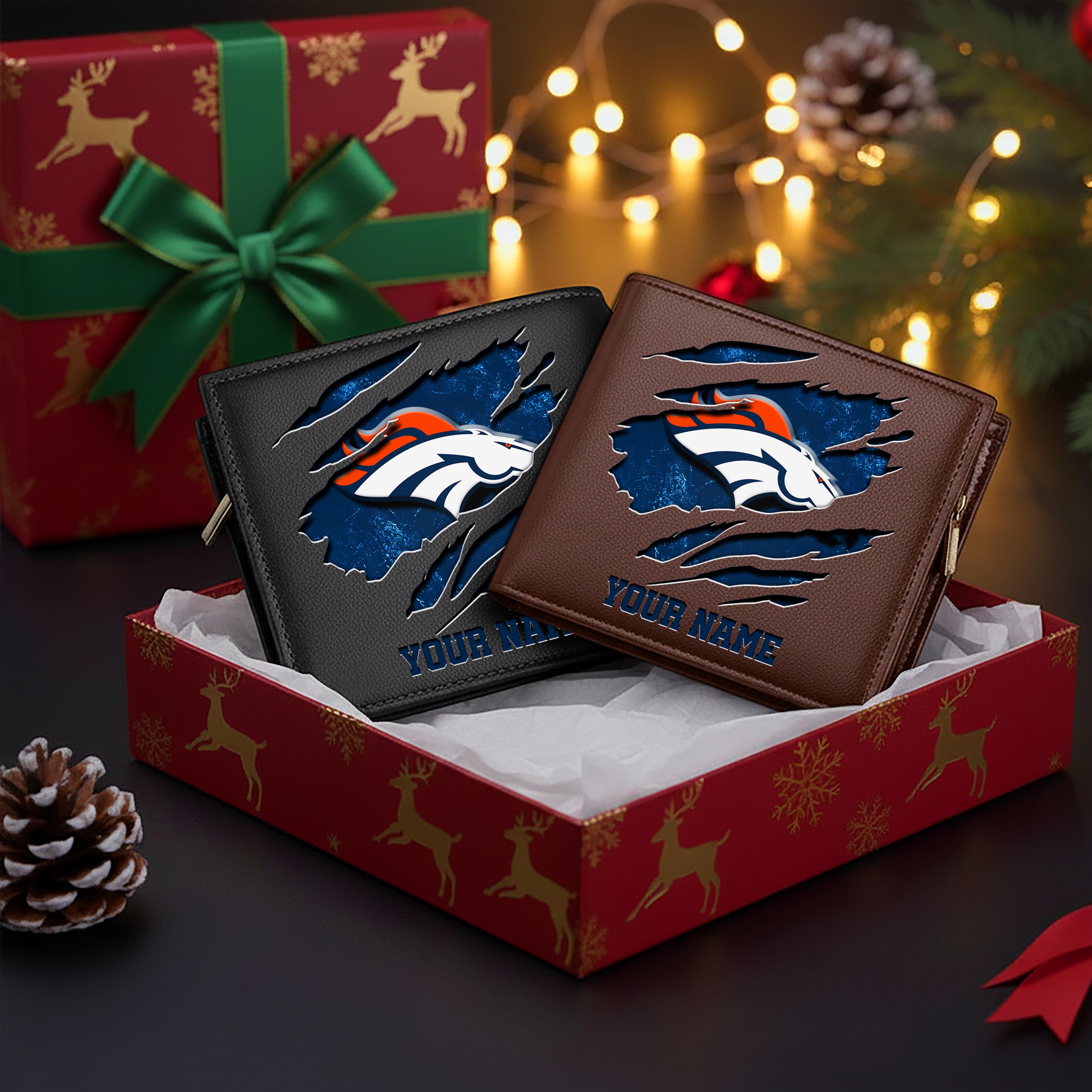 Alternative view of Denver Broncos Men Wallet Custom Your Name, Football Team Men Wallet For Fans, Gifts For Football Lovers EHIVM-11044382