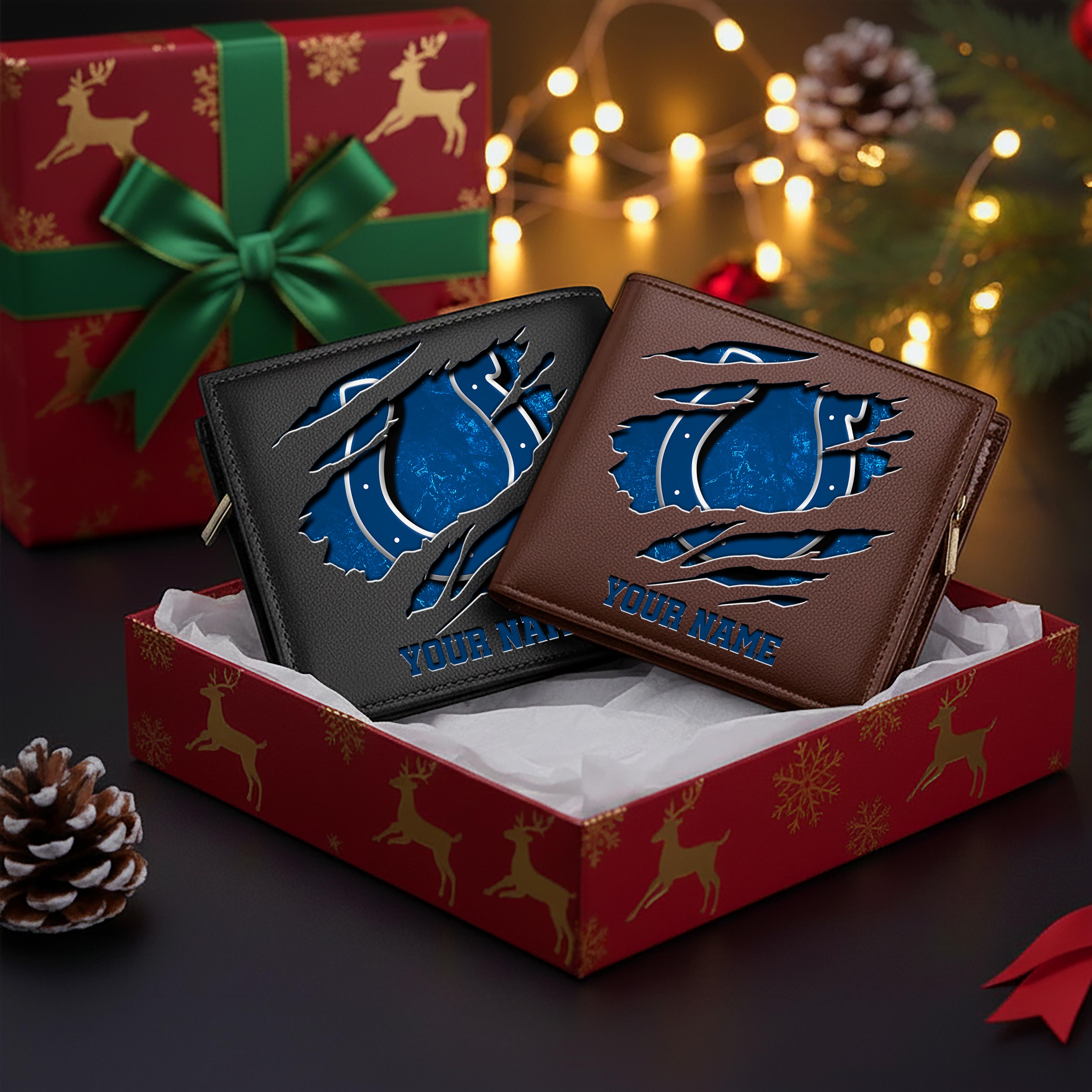 Alternative view of Indianapolis Colts Men Wallet Custom Your Name, Football Team Men Wallet For Fans, Gifts For Football Lovers EHIVM-11044382